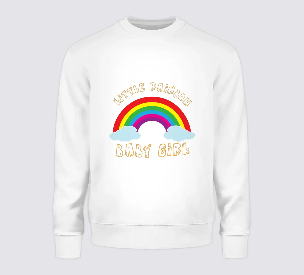 piccolo arcobaleno divertente design artistico felpa da BlogSawoo