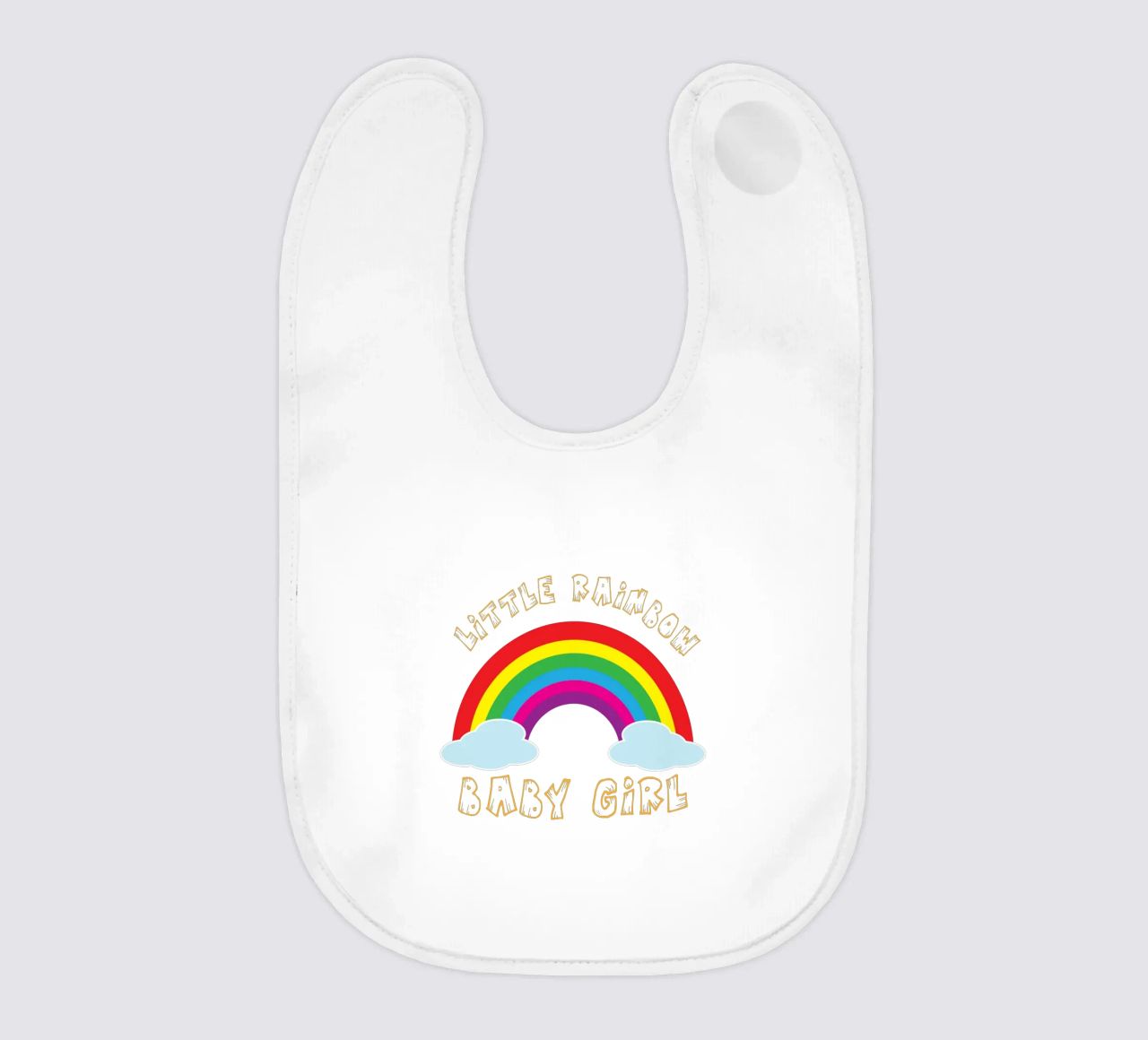 piccolo arcobaleno divertente design artistico bavaglino da BlogSawoo