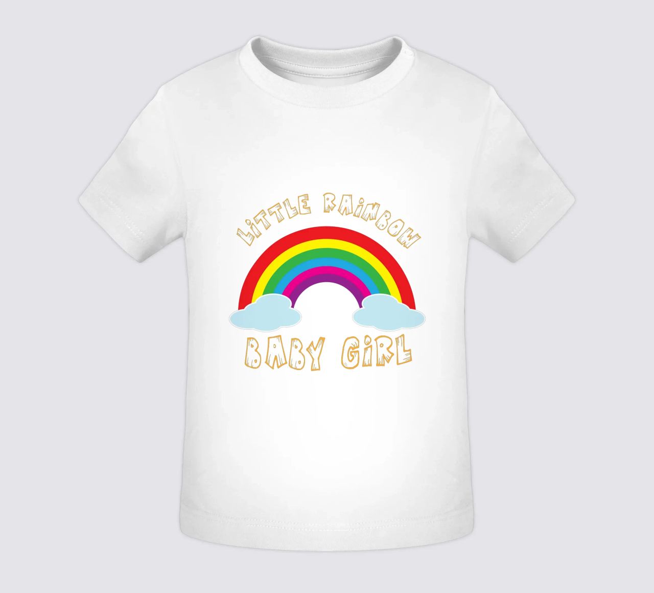 piccolo arcobaleno divertente design artistico maglietta neonato da BlogSawoo