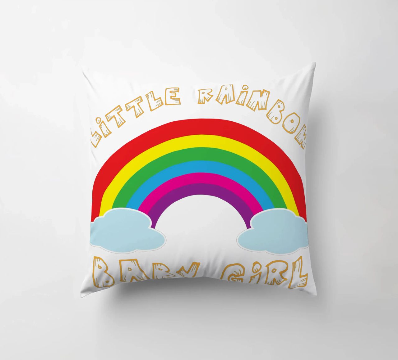 piccolo arcobaleno divertente design artistico cuscino da BlogSawoo