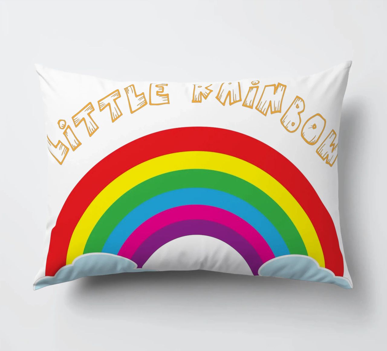 piccolo arcobaleno divertente design artistico cuscino da BlogSawoo