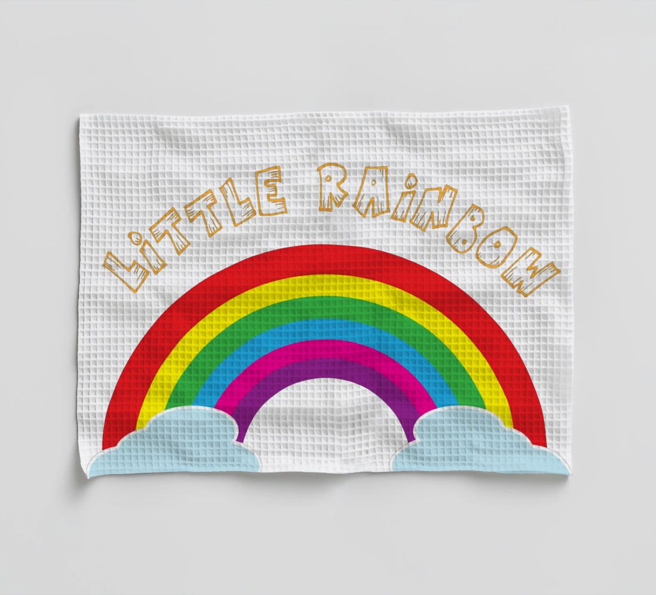 piccolo arcobaleno divertente design artistico canovaccio da cucina da BlogSawoo