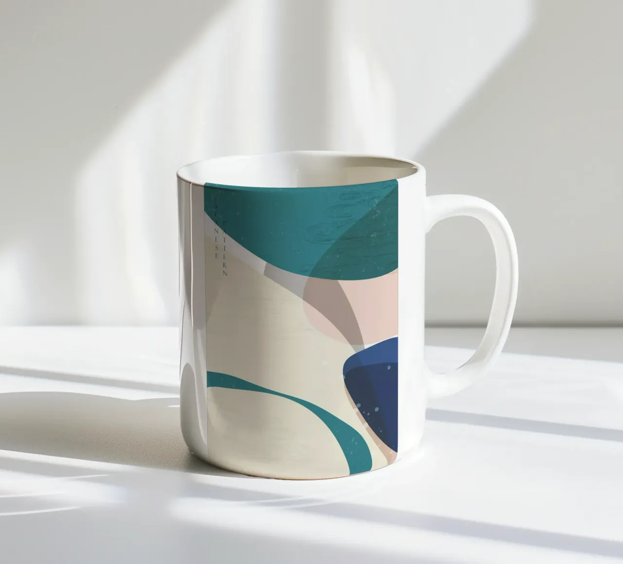 Japanese Pattern I tazza in ceramica da Pure