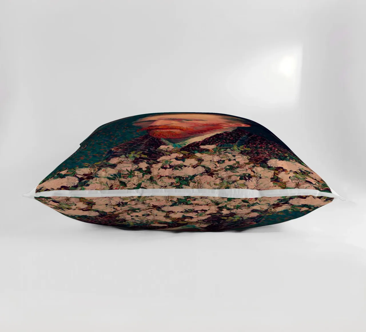 for Vincent Van Gogh with border cuscino da Frank Moth