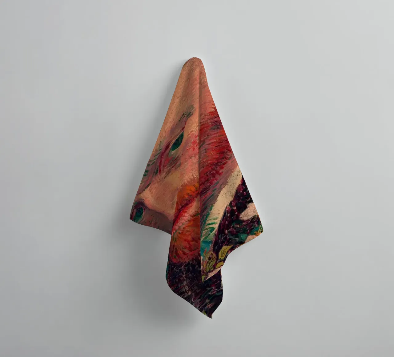for Vincent Van Gogh with border asciugamano da bagno da Frank Moth