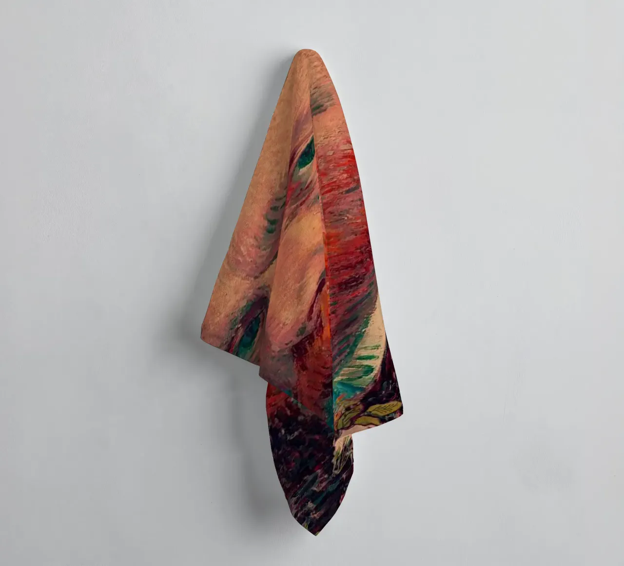 for Vincent Van Gogh with border asciugamano da bagno da Frank Moth