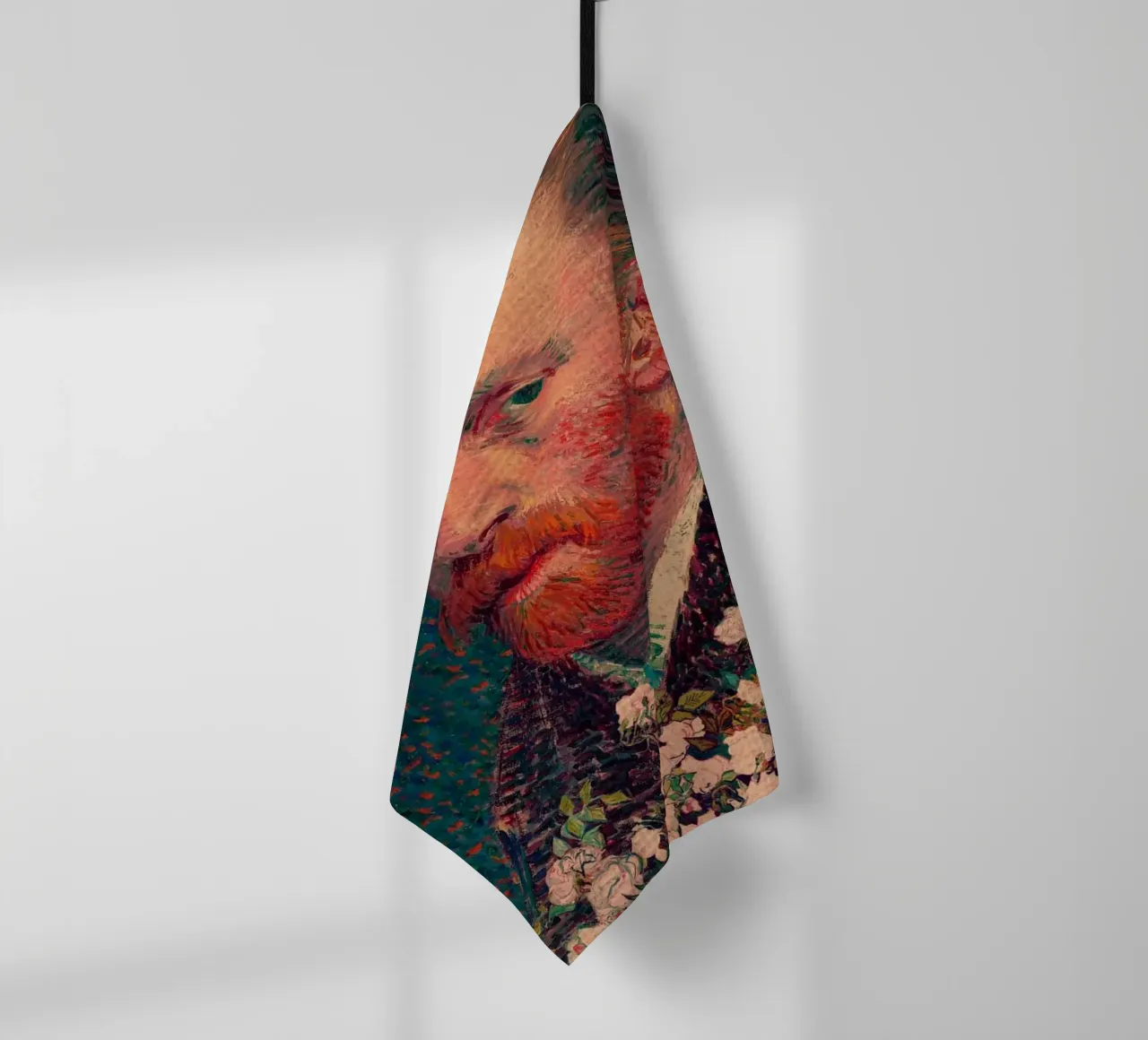 for Vincent Van Gogh with border canovaccio da cucina da Frank Moth