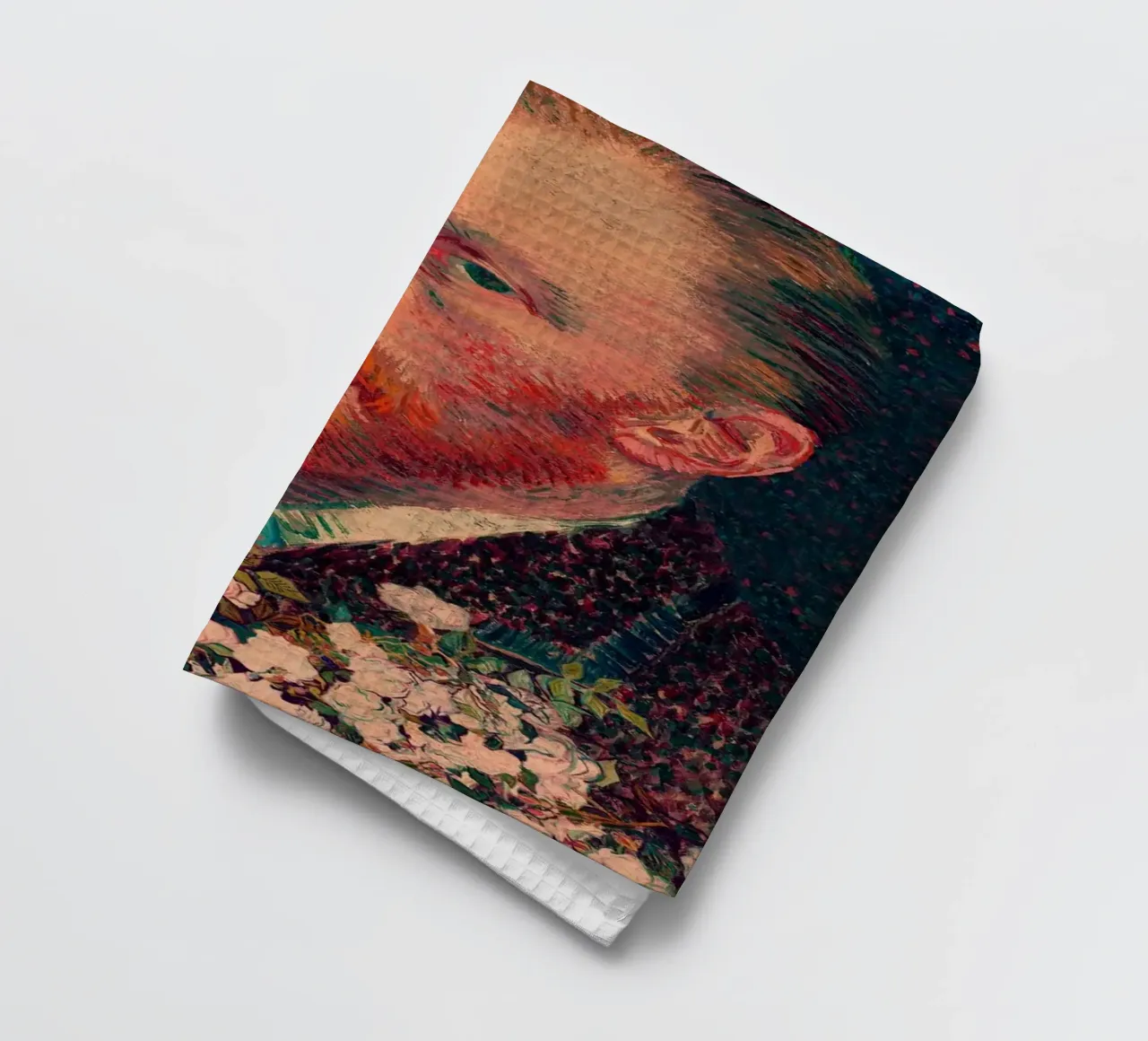 for Vincent Van Gogh with border canovaccio da cucina da Frank Moth