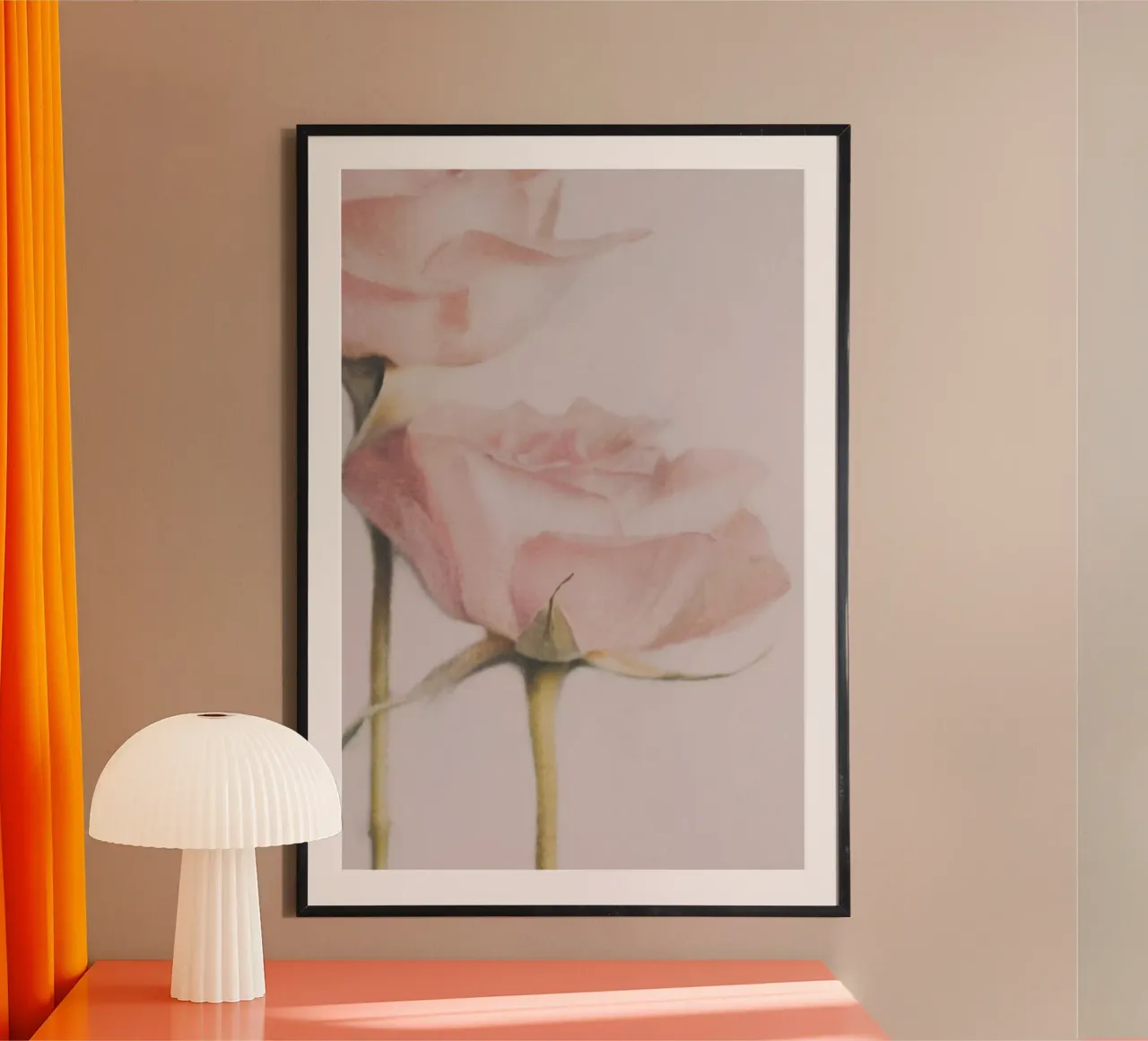 Two Roses - Delphine Devos carta hahnemühle da Pictufy