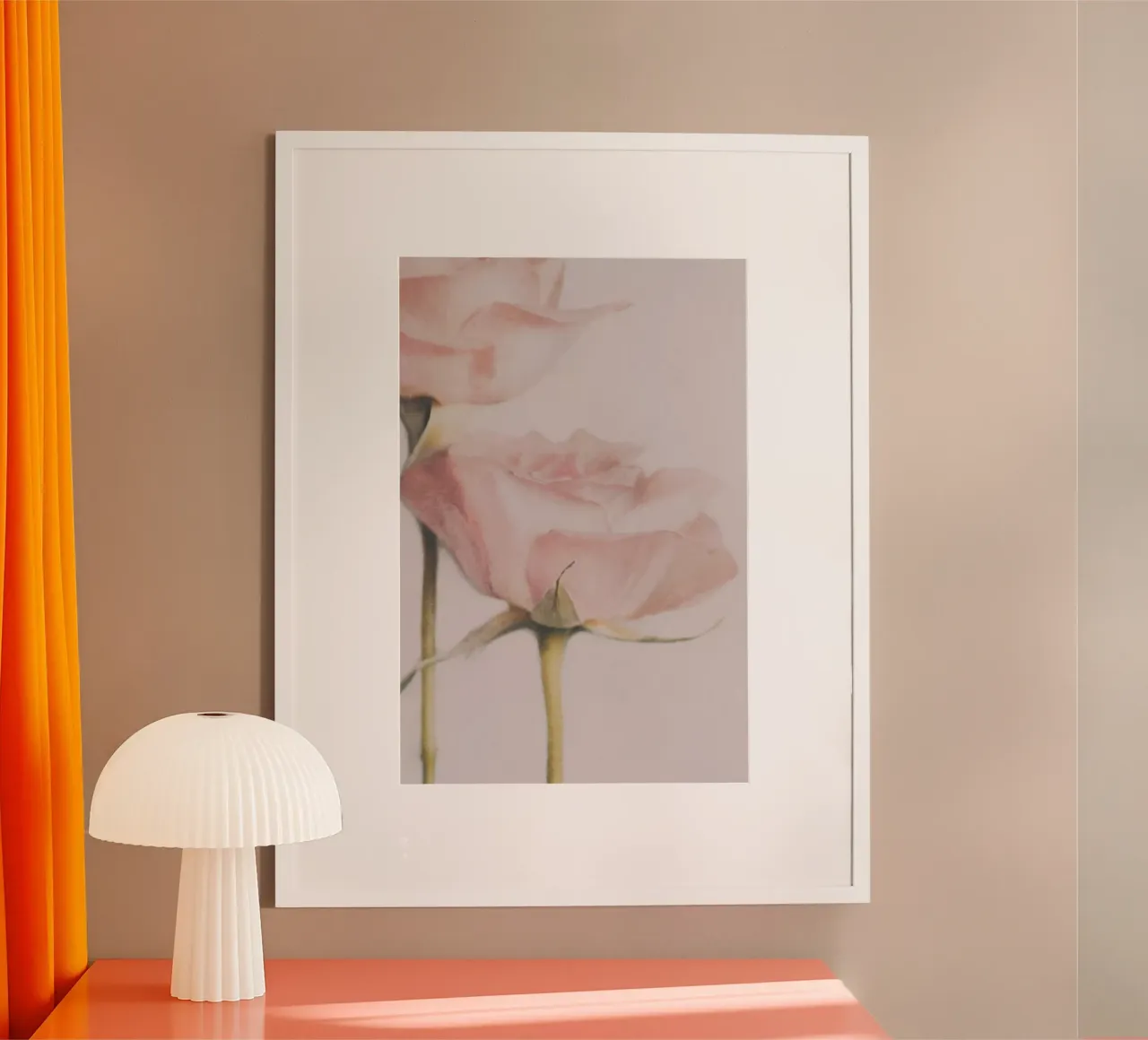 Two Roses - Delphine Devos carta hahnemühle da Pictufy