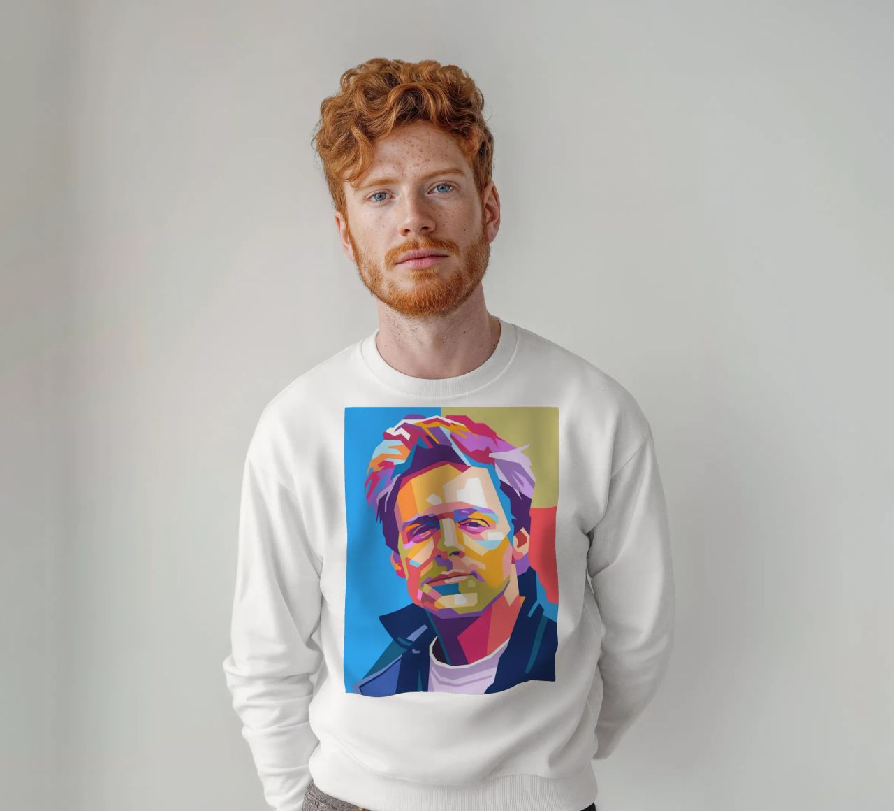 Ritratto pop art di Bryan Adams felpa da Hantamrata