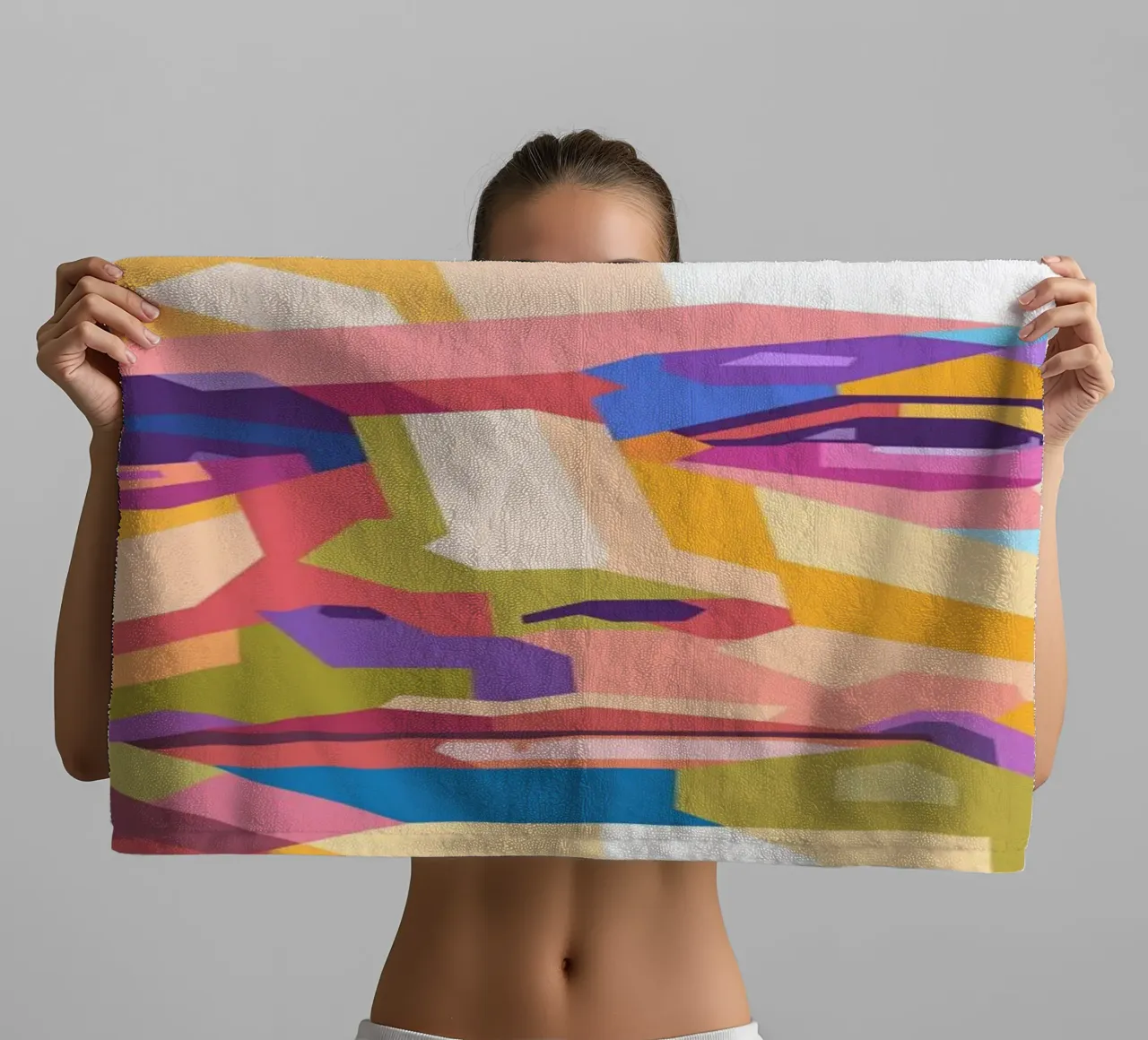 Ritratto pop art di Bryan Adams asciugamano da bagno da Hantamrata