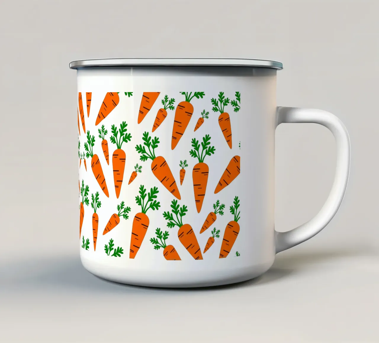 Carrots tazza in smalto da baobabprintstore