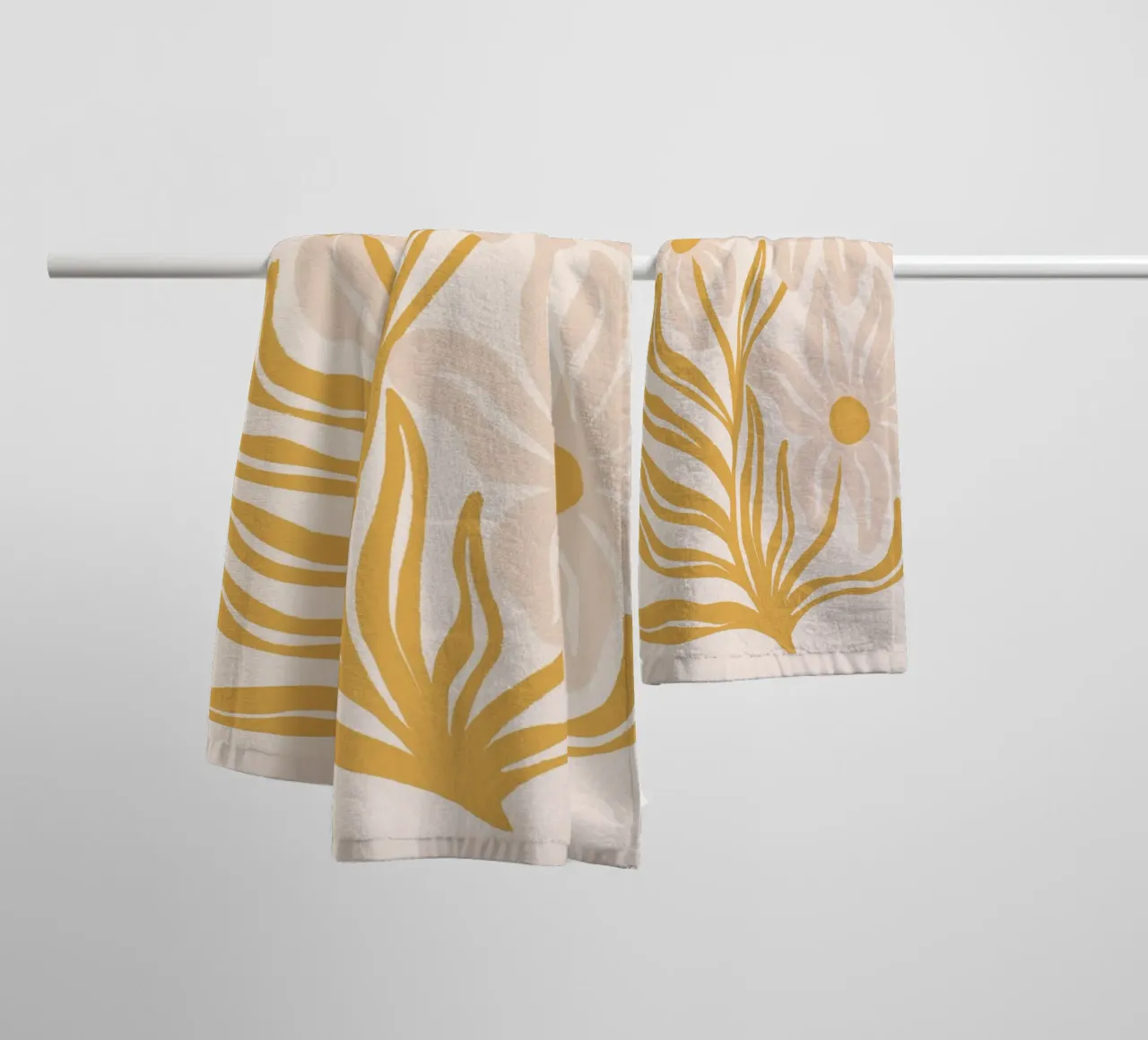 Fiori di terra asciugamano da bagno da Wackapacka
