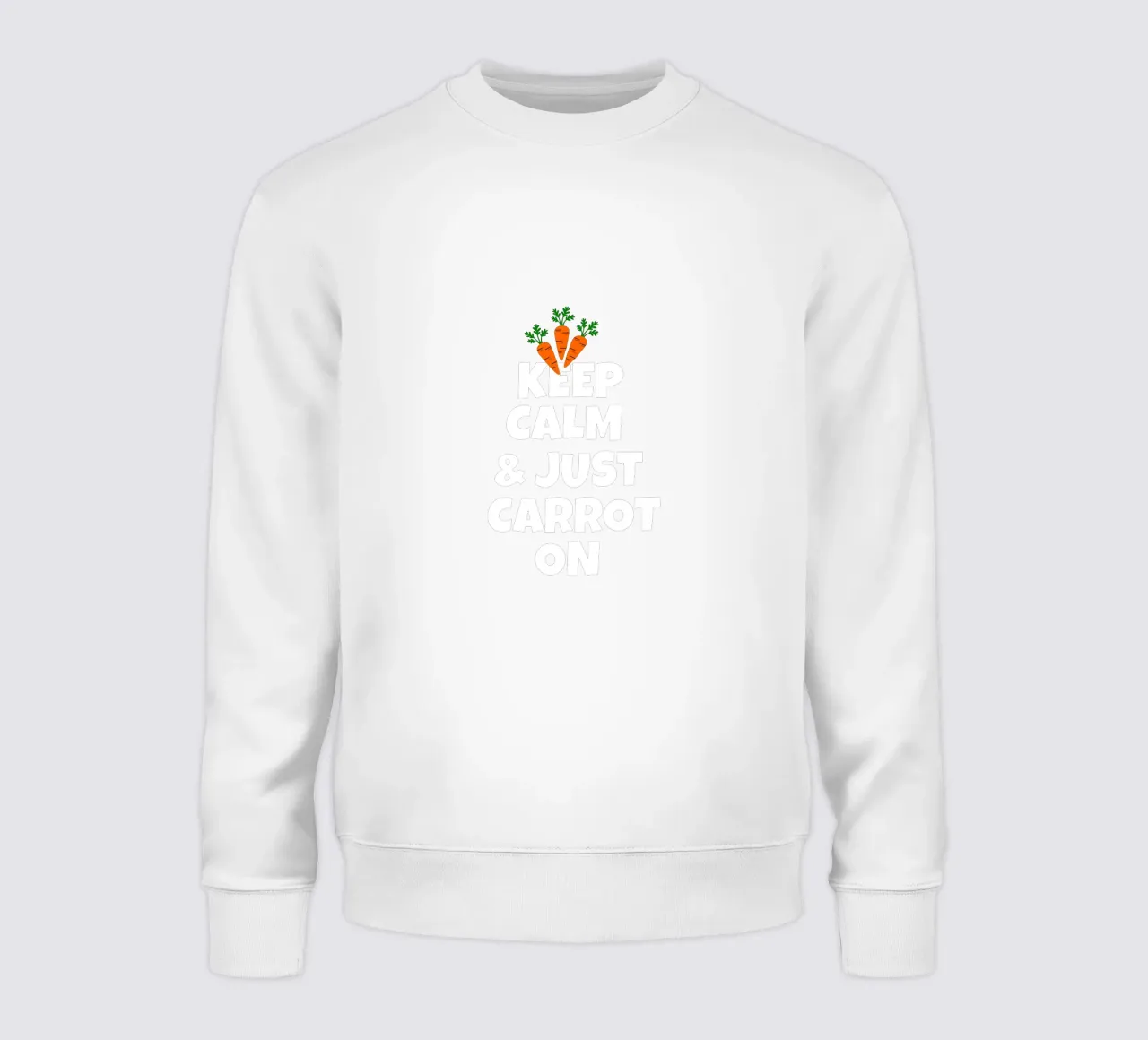 Just keep calm and carrot on felpa da baobabprintstore