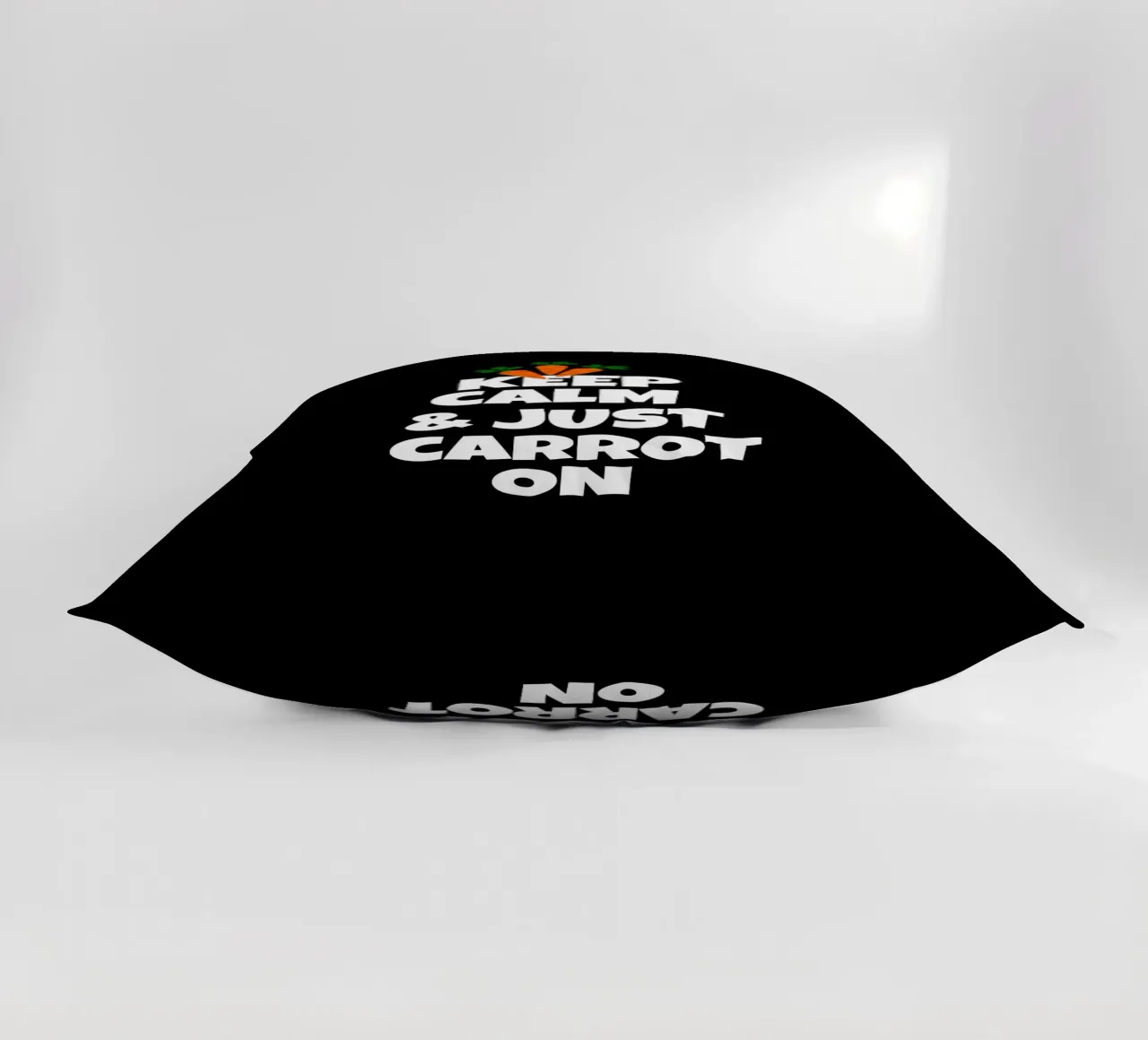 Just keep calm and carrot on cuscino da baobabprintstore