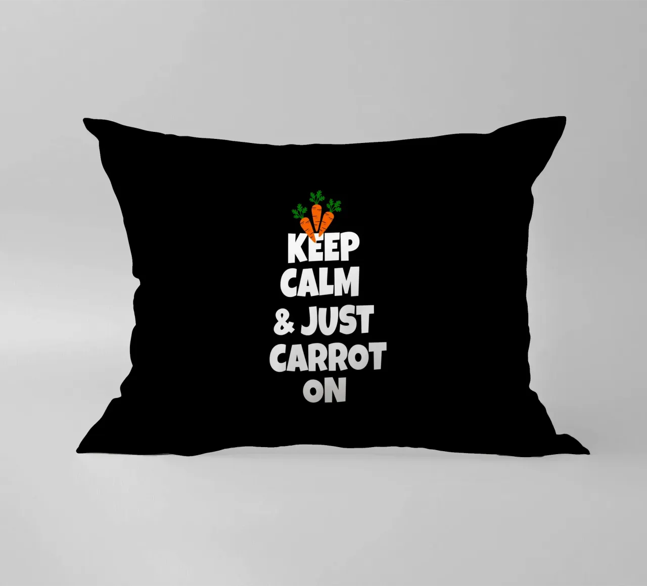 Just keep calm and carrot on cuscino da baobabprintstore