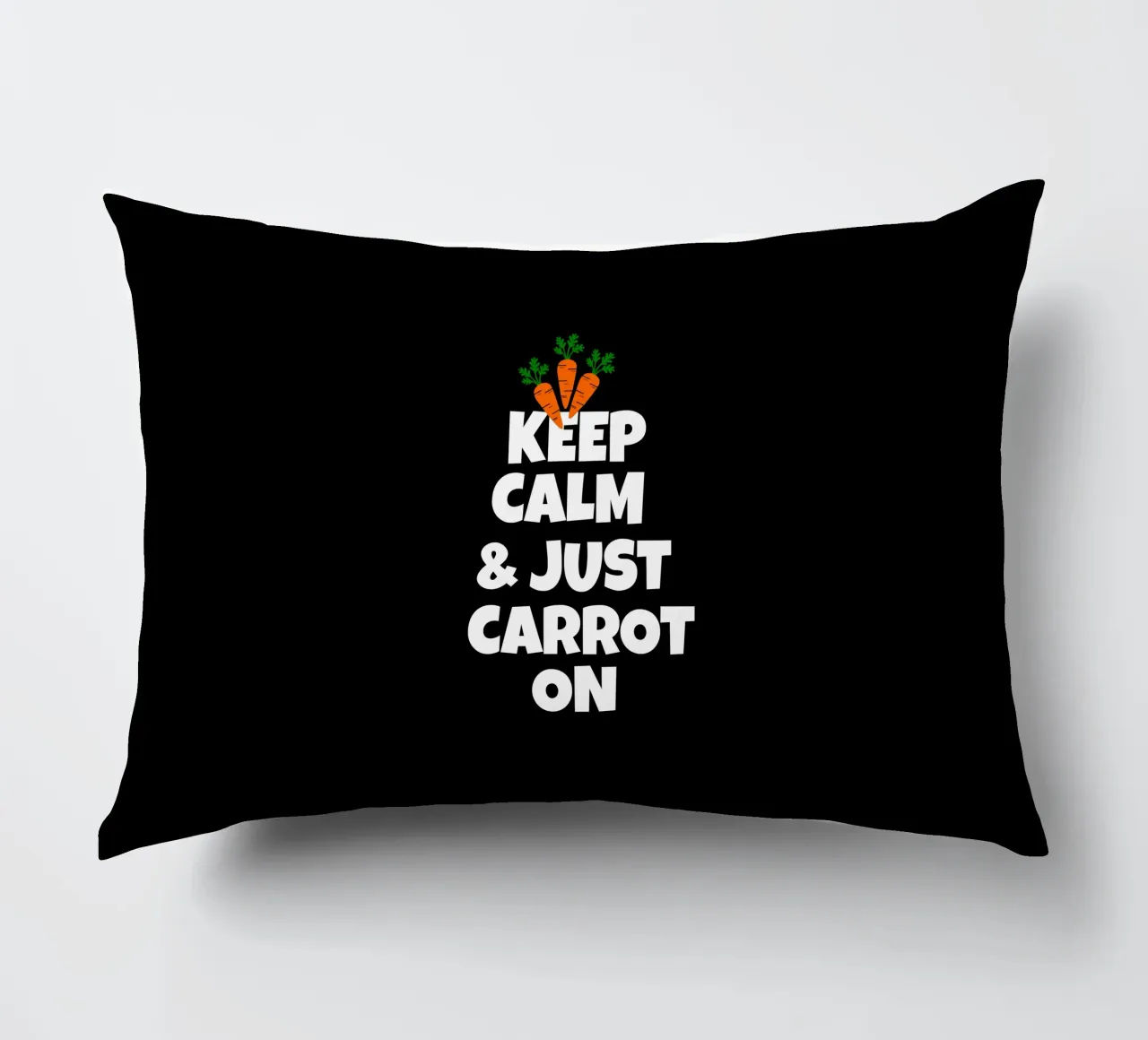 Just keep calm and carrot on cuscino da baobabprintstore