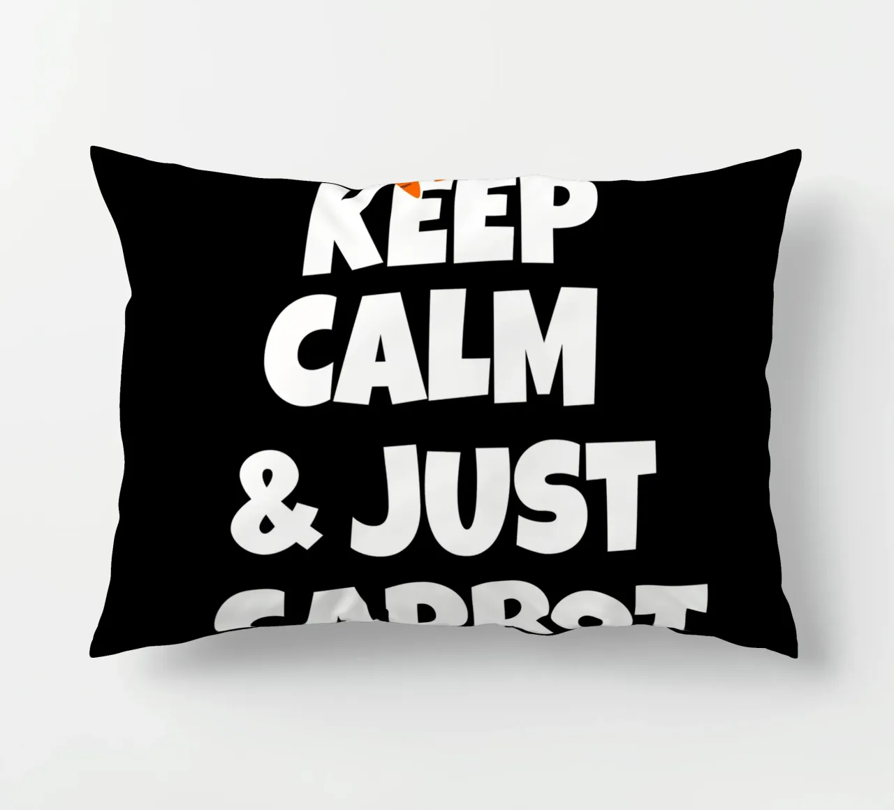Just keep calm and carrot on cuscino da baobabprintstore