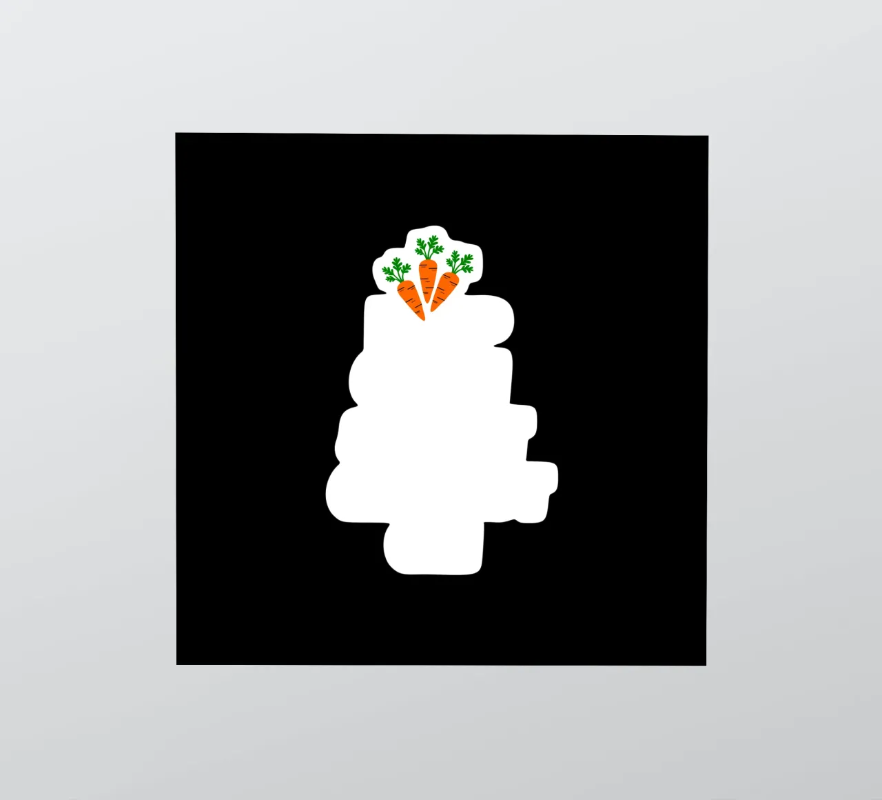 Just keep calm and carrot on adesivo da baobabprintstore