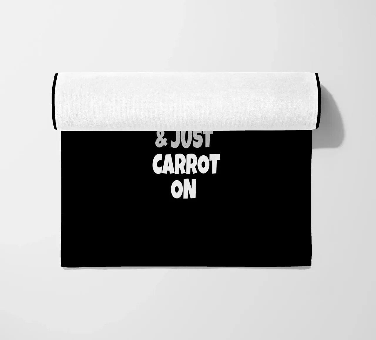 Just keep calm and carrot on telo mare da baobabprintstore