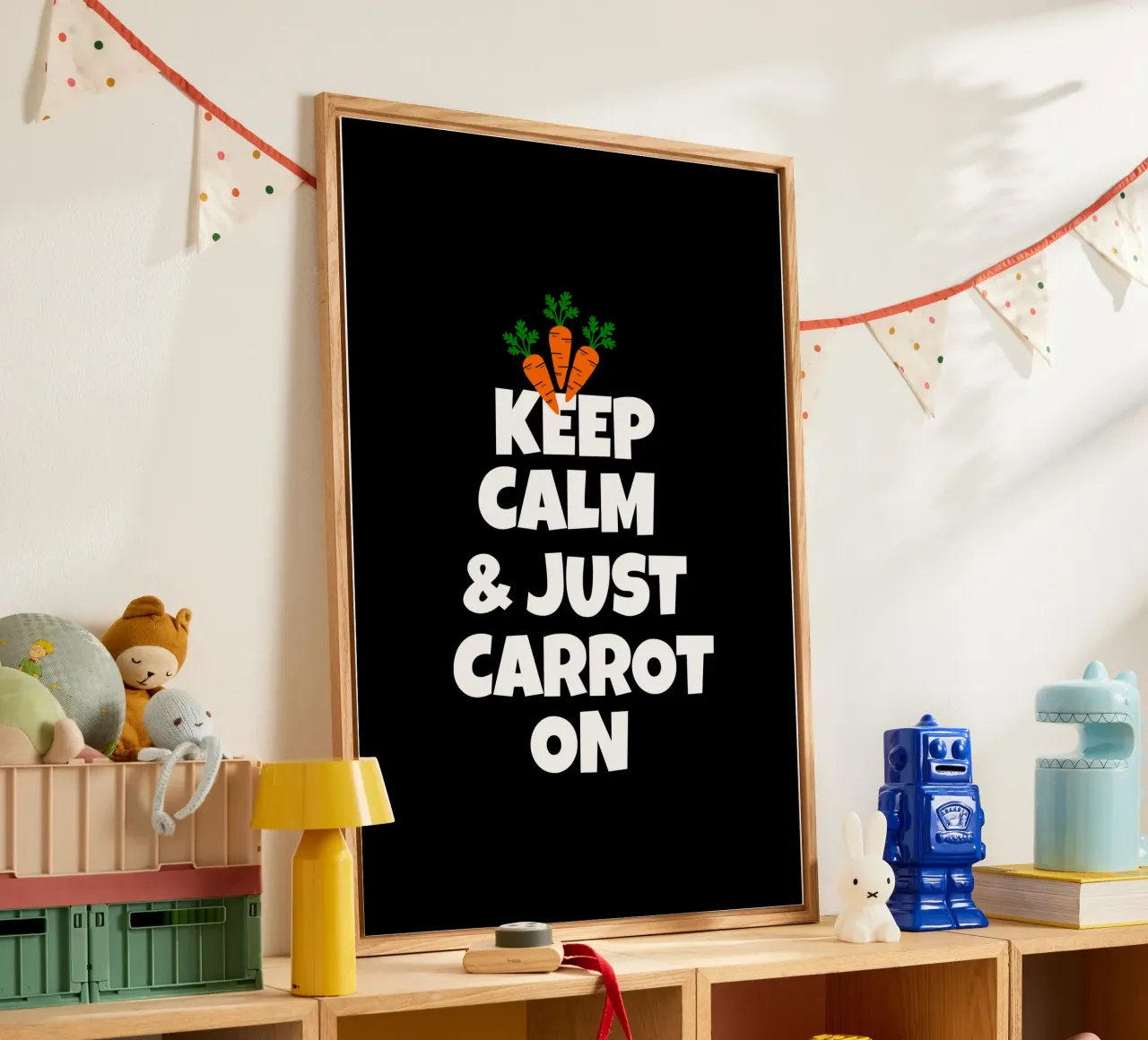 Just keep calm and carrot on plexiglass da baobabprintstore
