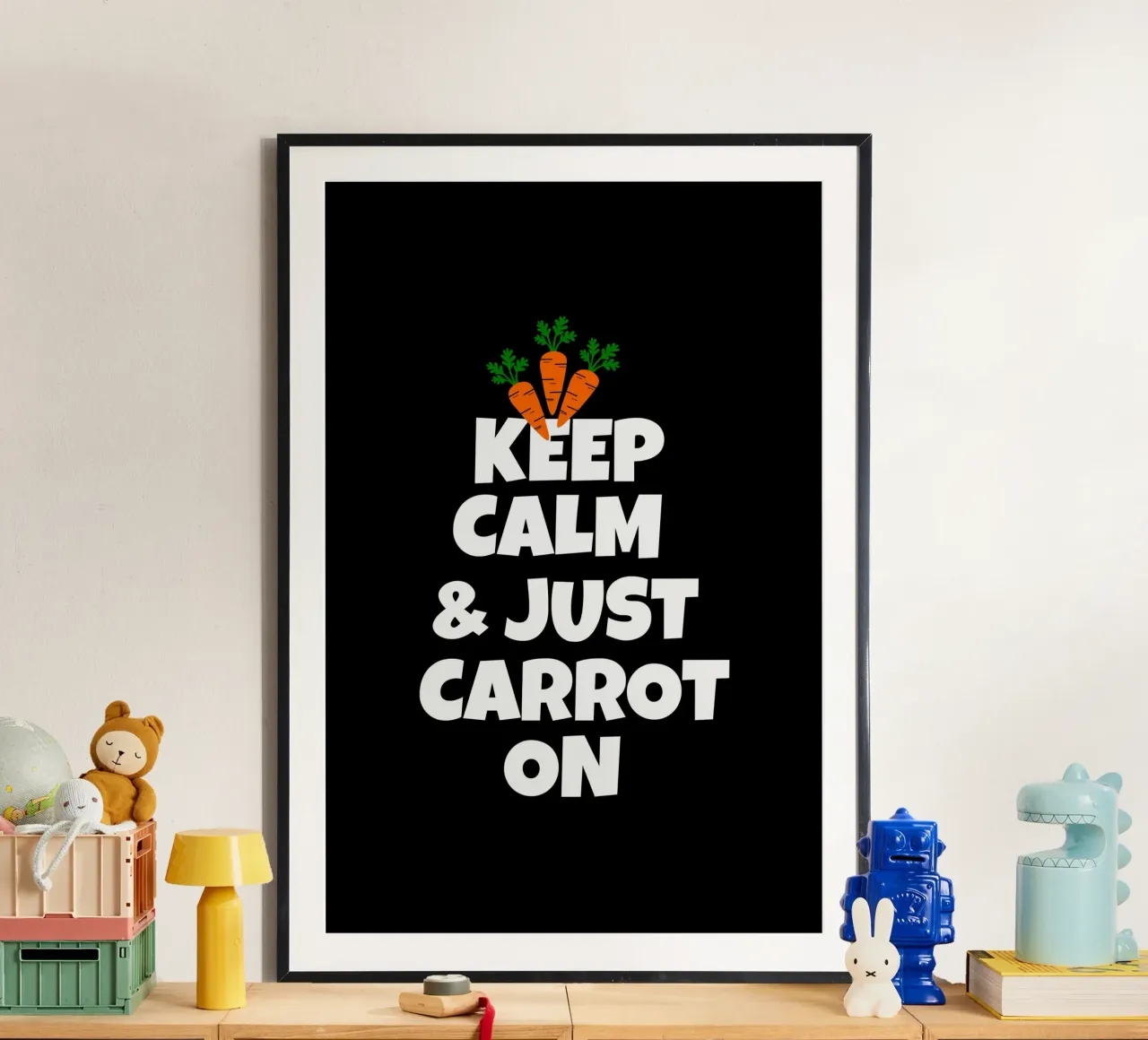 Just keep calm and carrot on carta hahnemühle da baobabprintstore