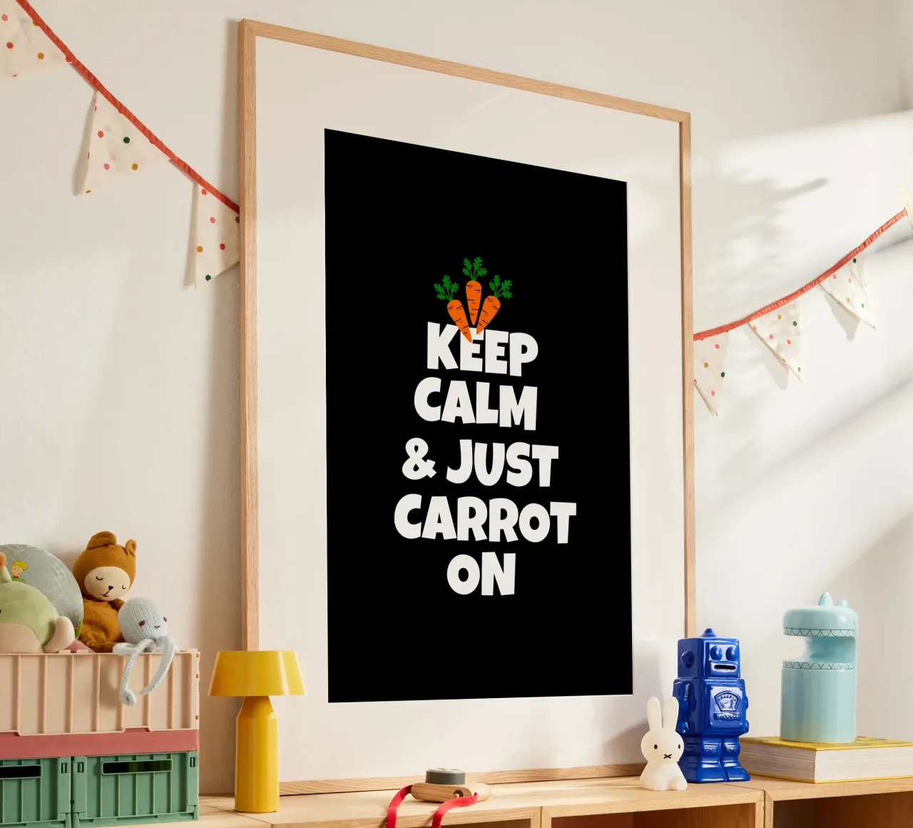 Just keep calm and carrot on carta hahnemühle da baobabprintstore