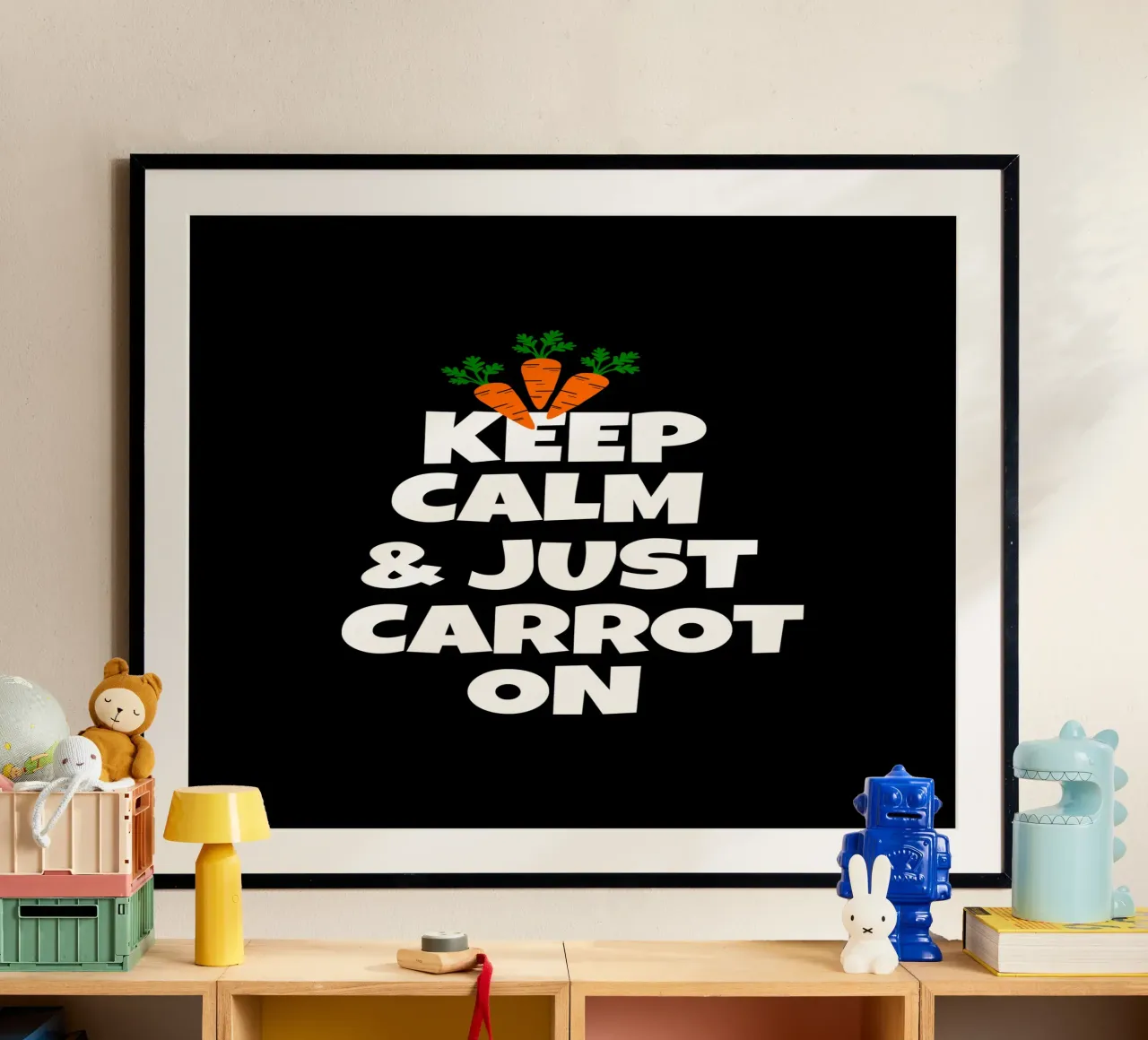 Just keep calm and carrot on carta hahnemühle da baobabprintstore