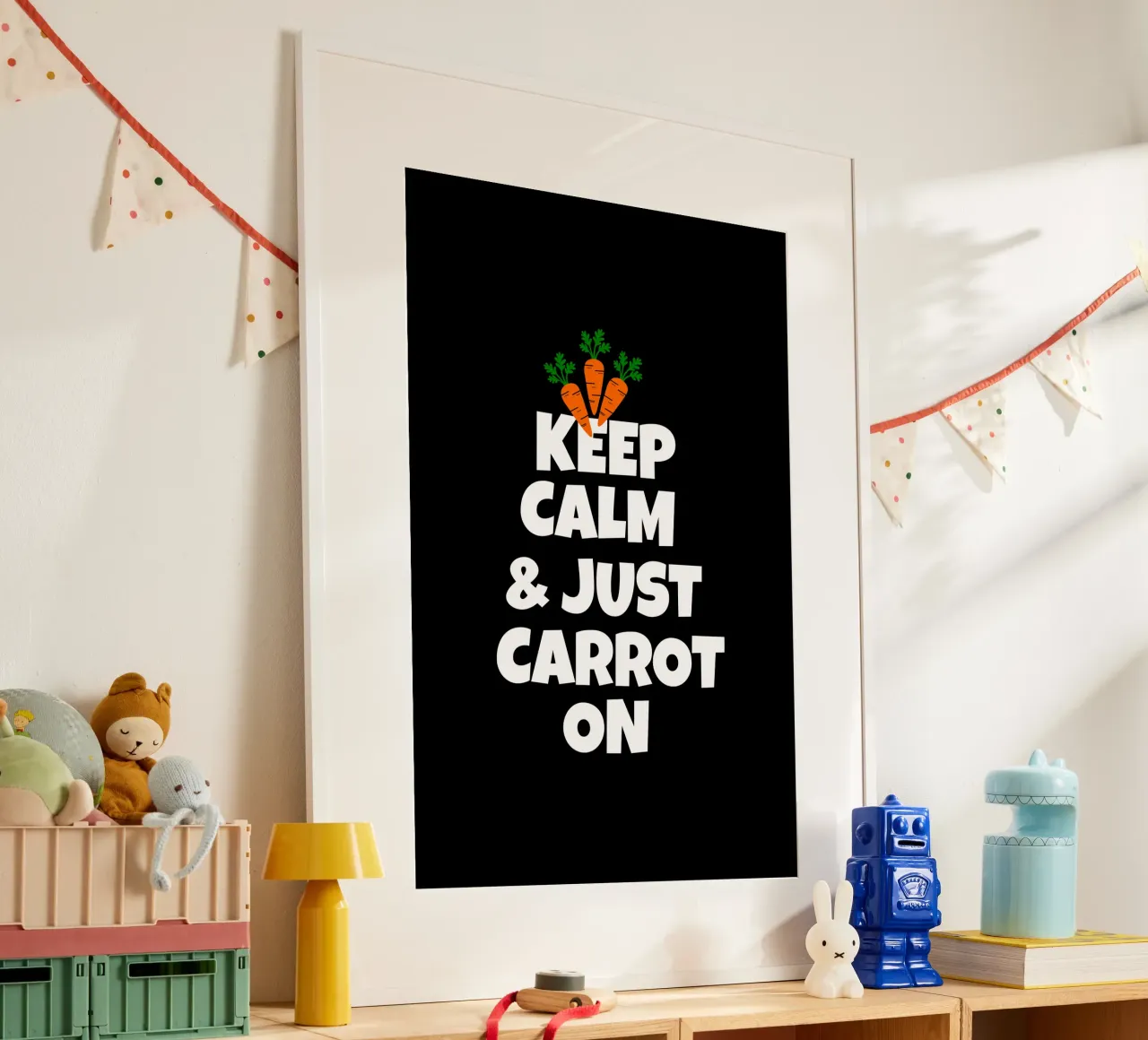 Just keep calm and carrot on carta hahnemühle da baobabprintstore