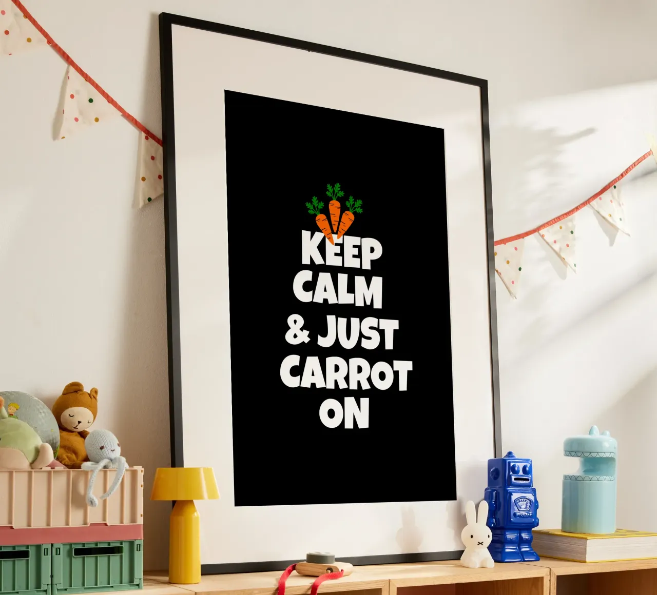 Just keep calm and carrot on carta hahnemühle da baobabprintstore