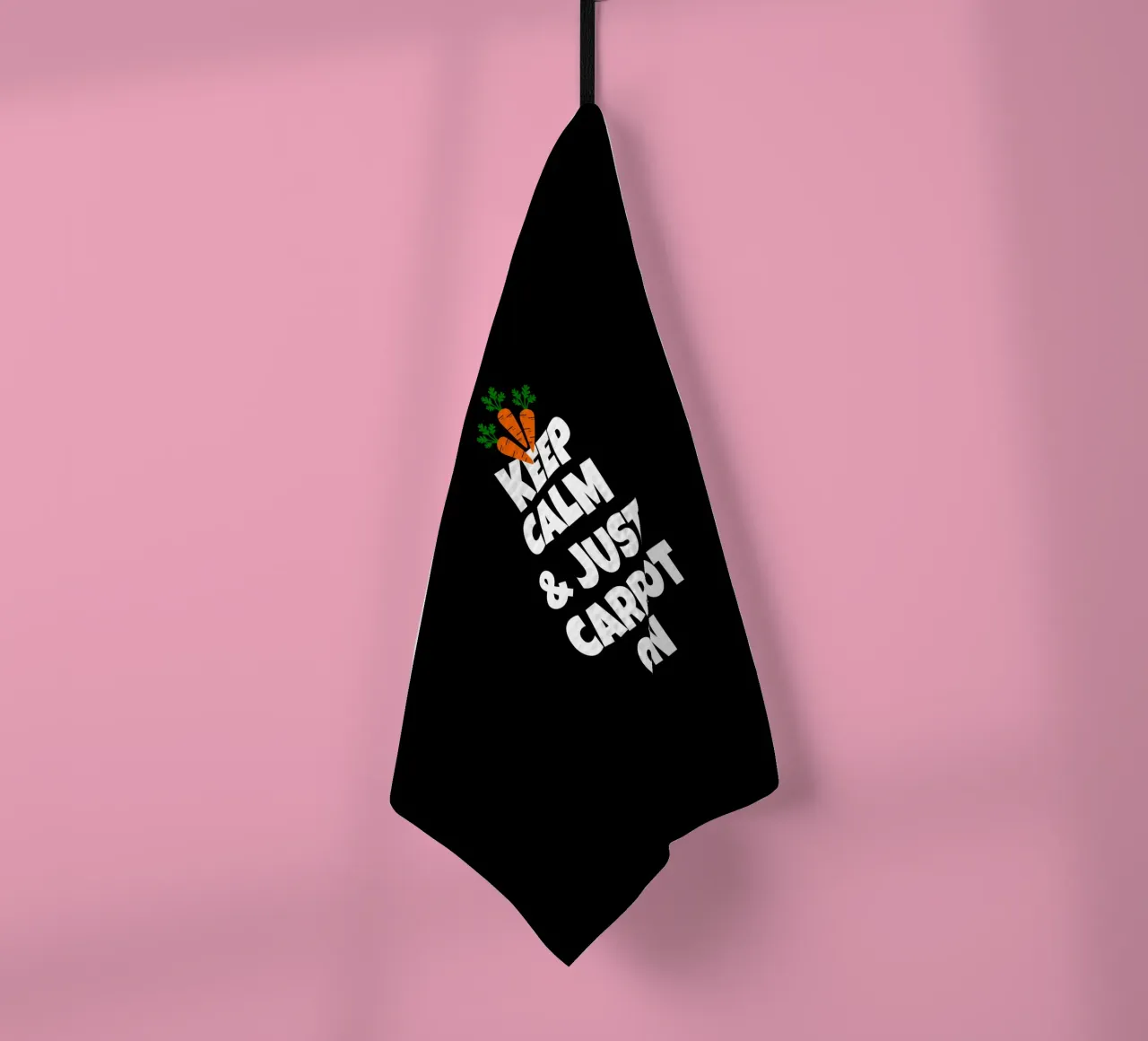 Just keep calm and carrot on canovaccio da cucina da baobabprintstore