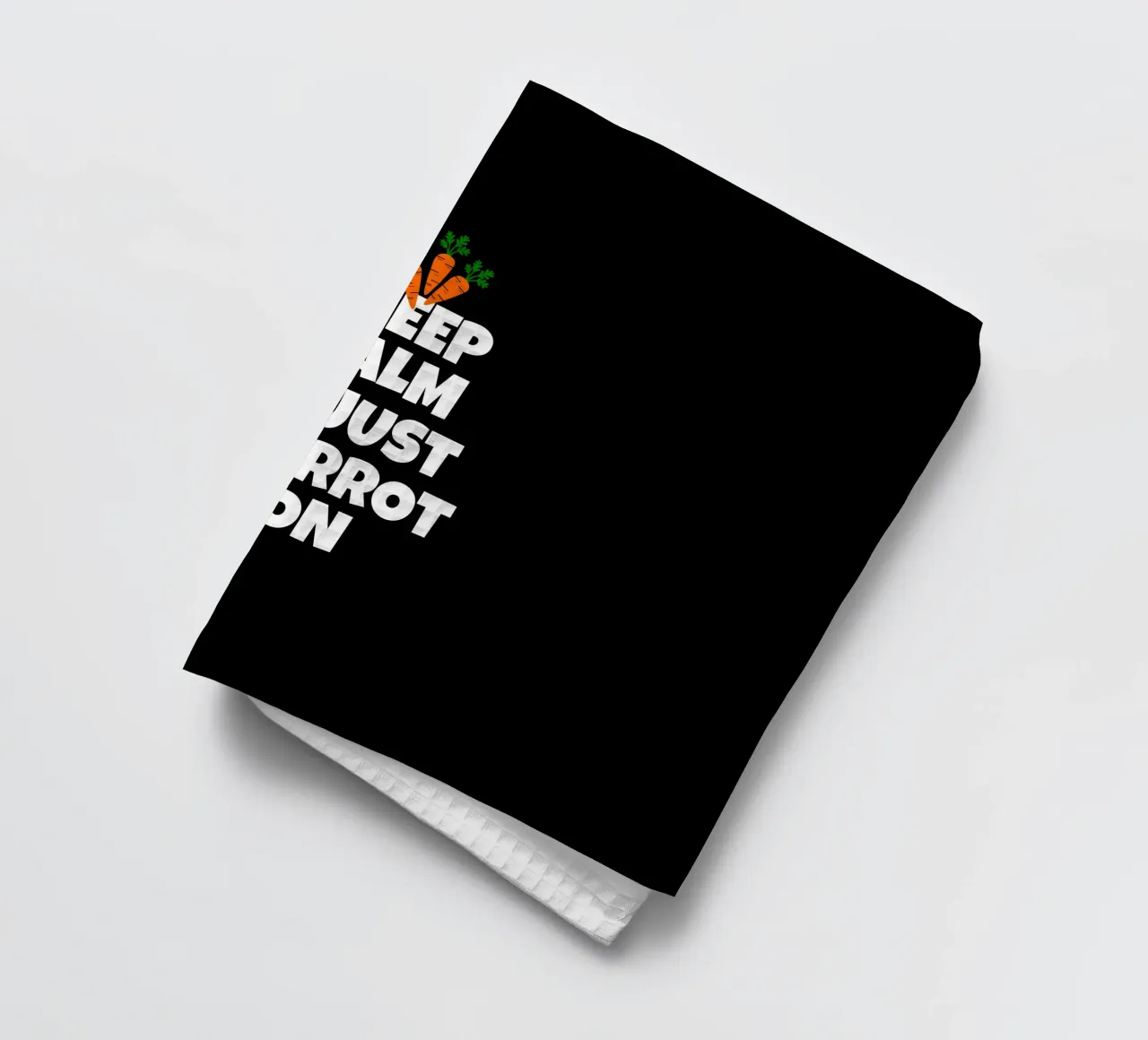 Just keep calm and carrot on canovaccio da cucina da baobabprintstore
