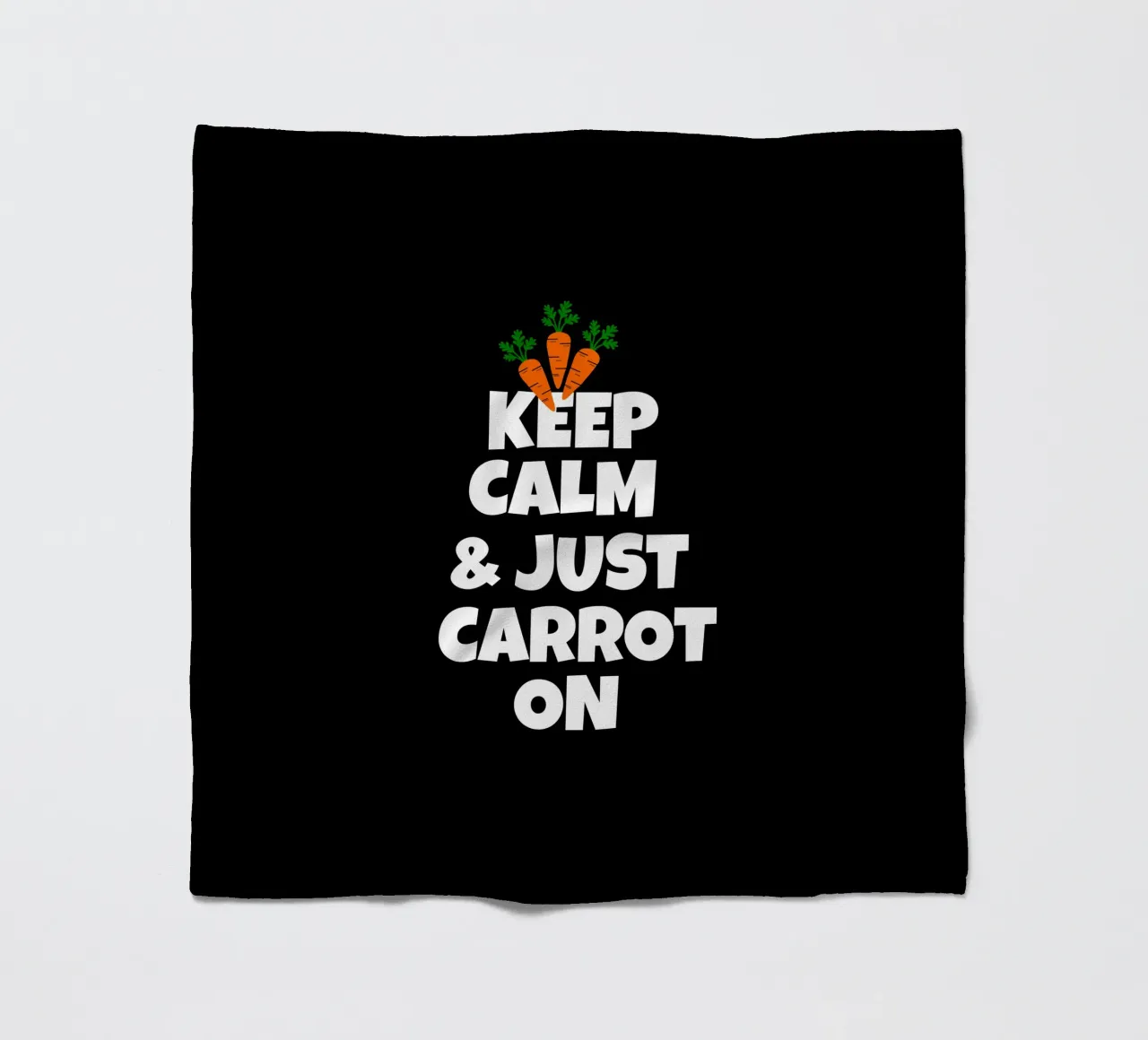 Just keep calm and carrot on coperta in pile da baobabprintstore
