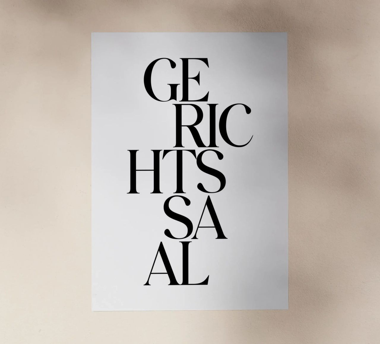 Gerichtssaal Essecke pellicola backlit da BAINAI QUOTES