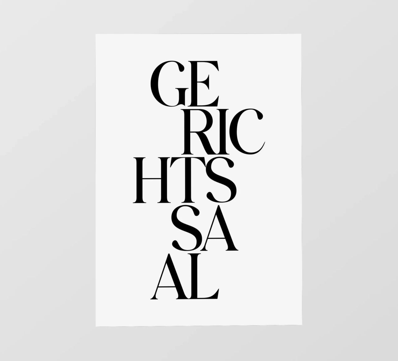 Gerichtssaal Essecke pellicola backlit da BAINAI QUOTES