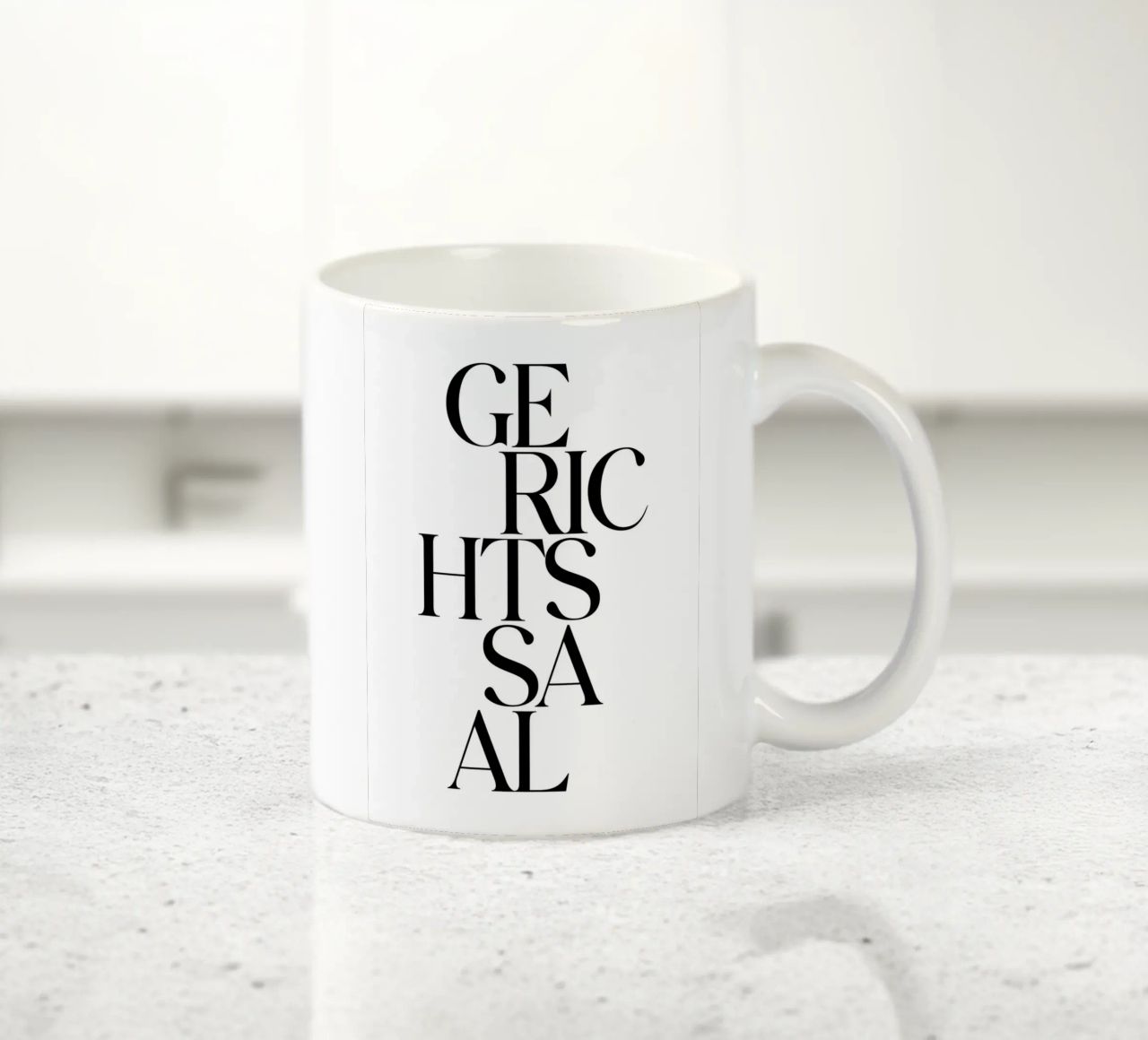 Gerichtssaal Essecke tazza in ceramica da BAINAI QUOTES
