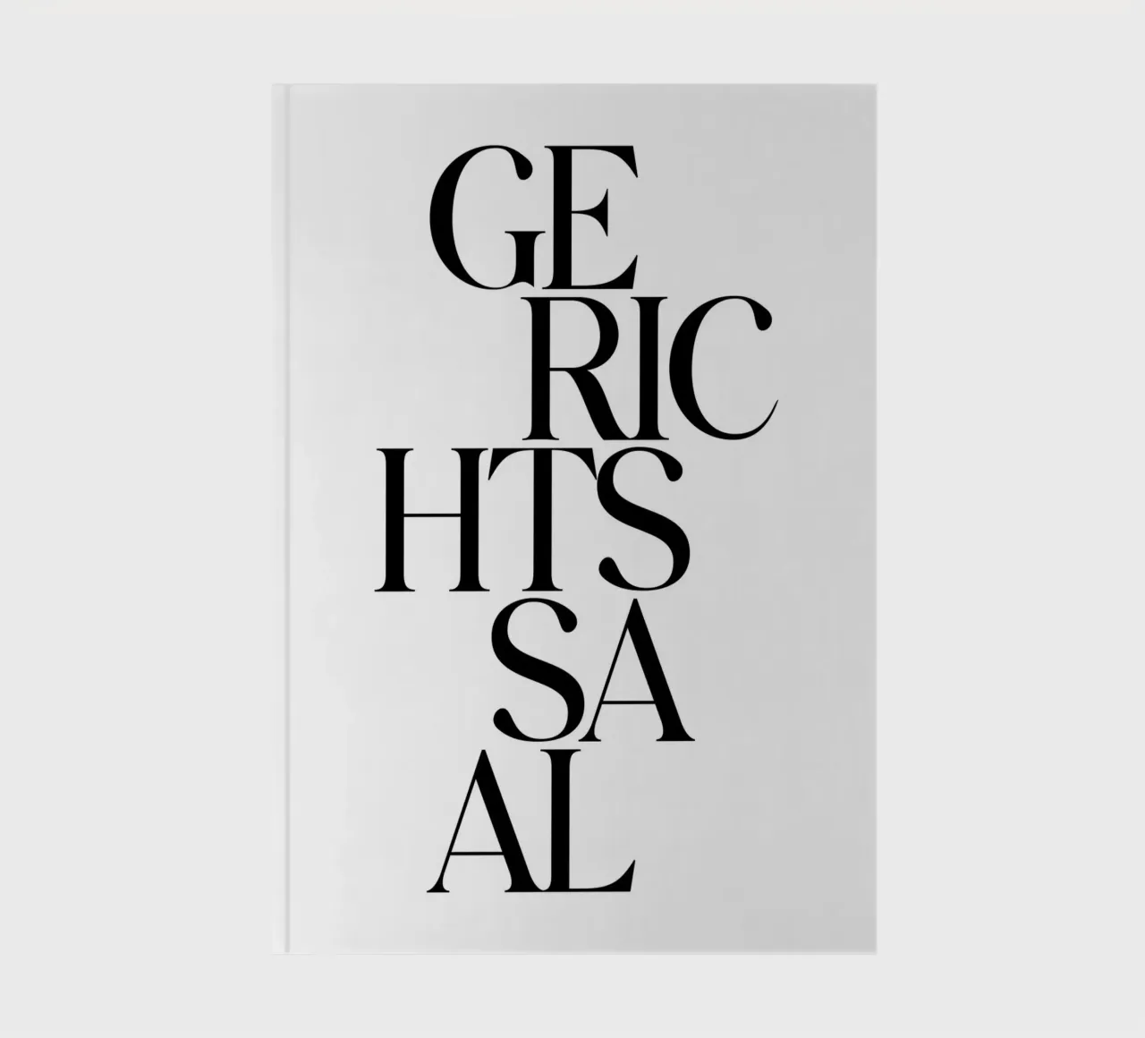Gerichtssaal Essecke notebook by BAINAI QUOTES