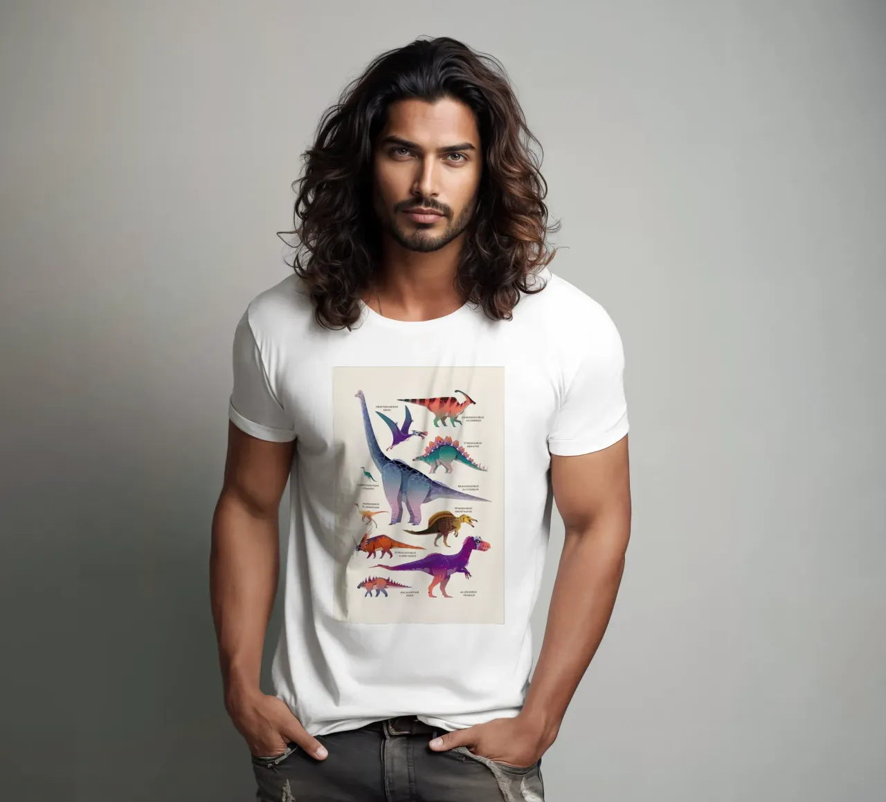 Dinosaur Names t-shirt da Little Flourishes