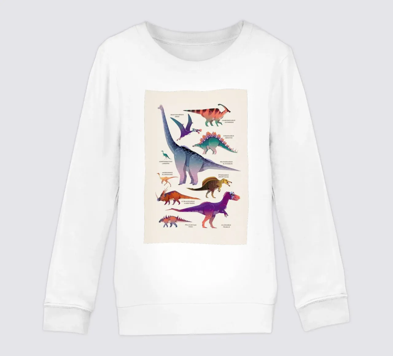 Dinosaur Names felpa bambino da Little Flourishes