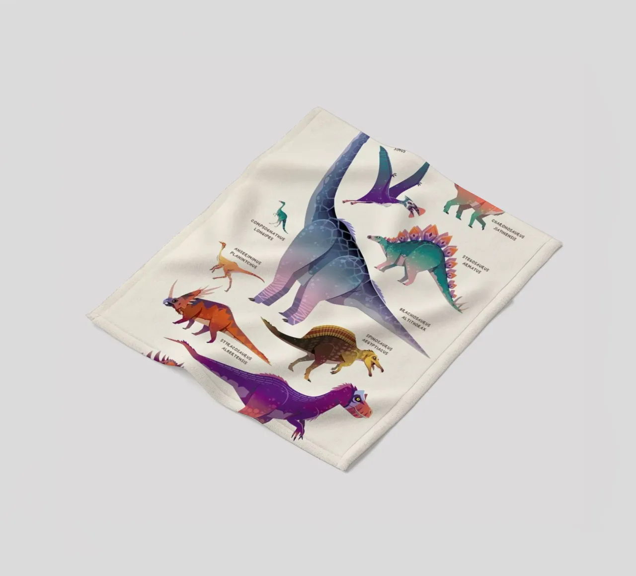 Dinosaur Names coperta in pile da Little Flourishes