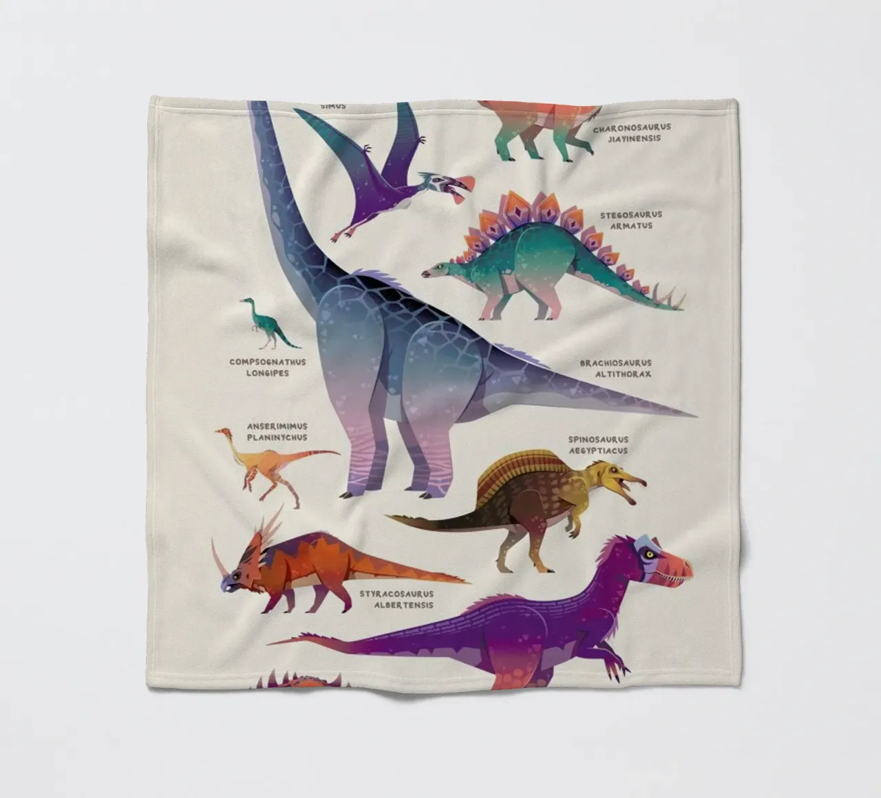 Dinosaur Names coperta in pile da Little Flourishes