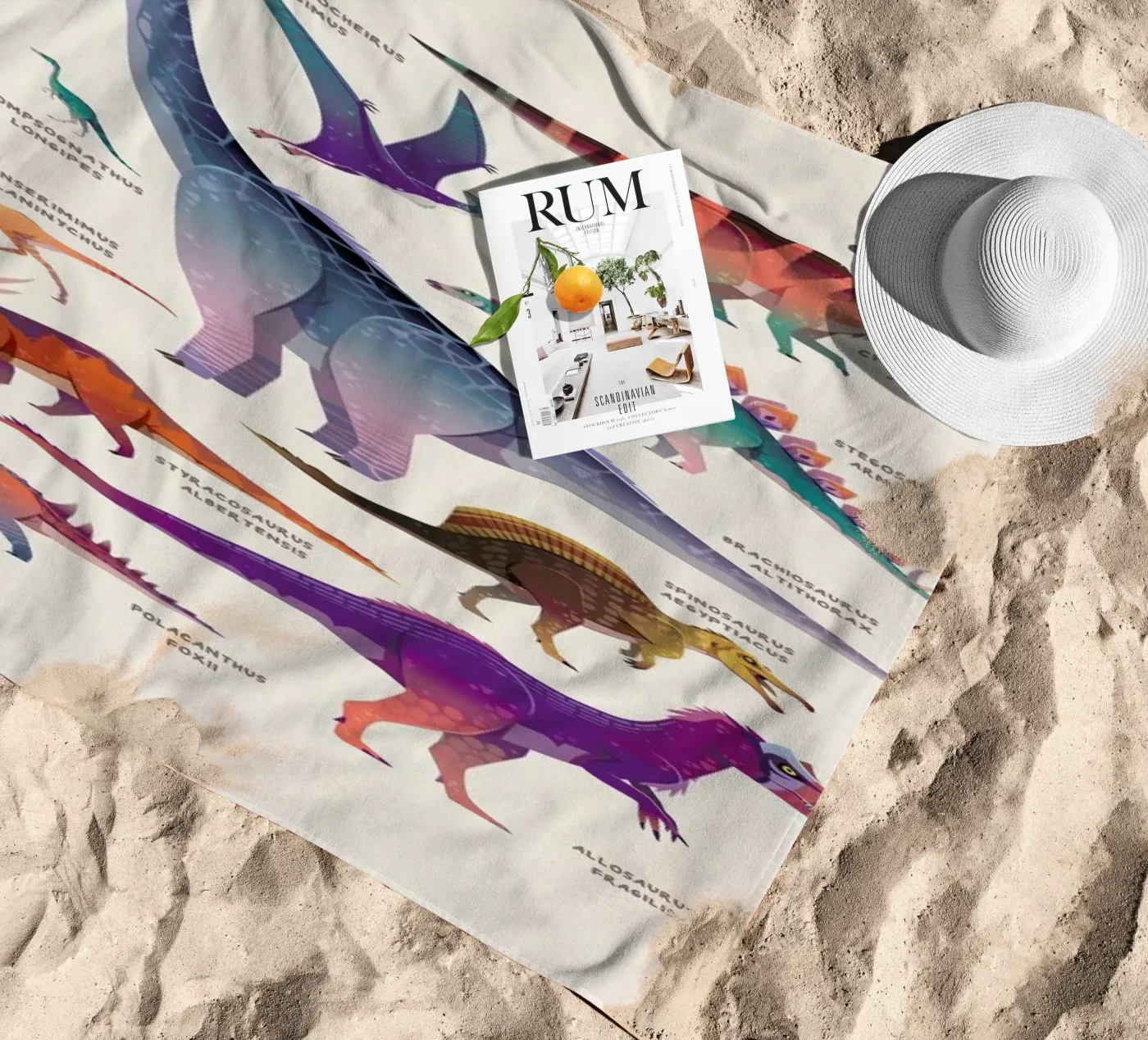 Dinosaur Names telo mare da Little Flourishes