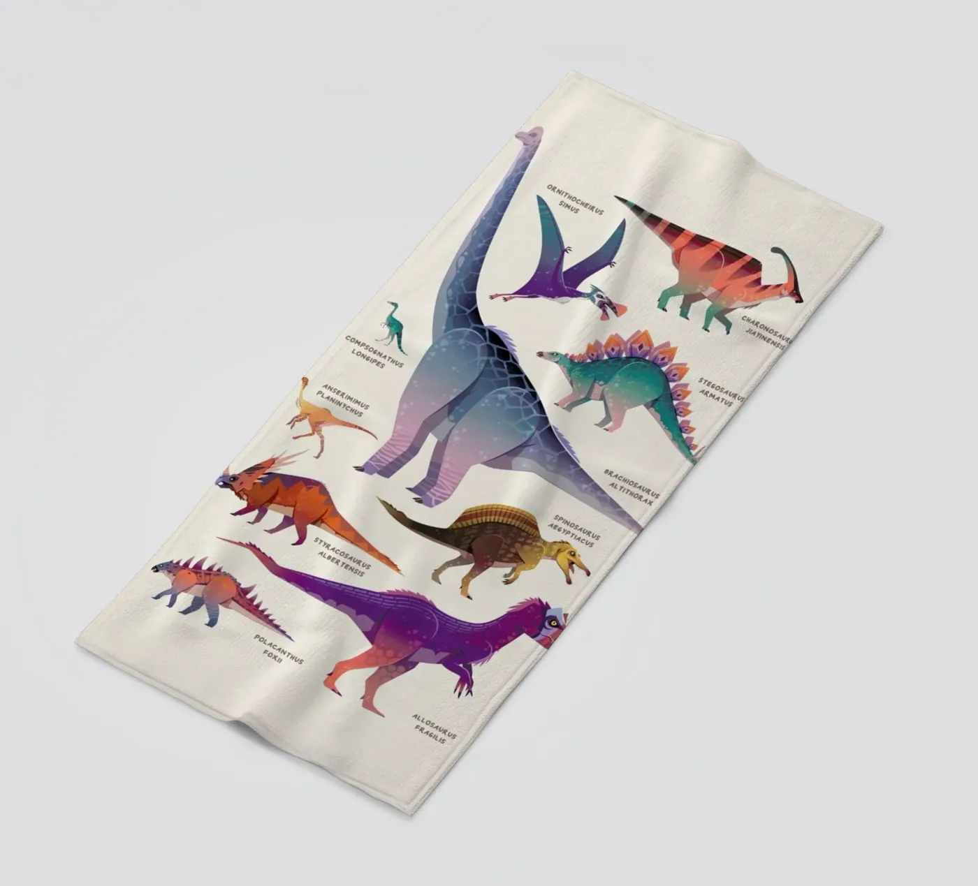 Dinosaur Names telo mare da Little Flourishes