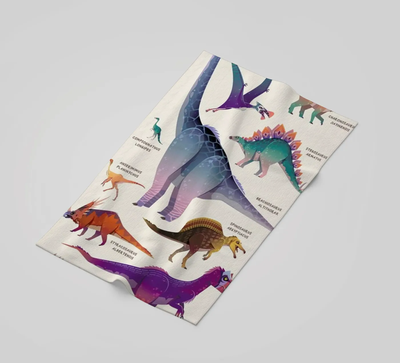 Dinosaur Names telo mare da Little Flourishes