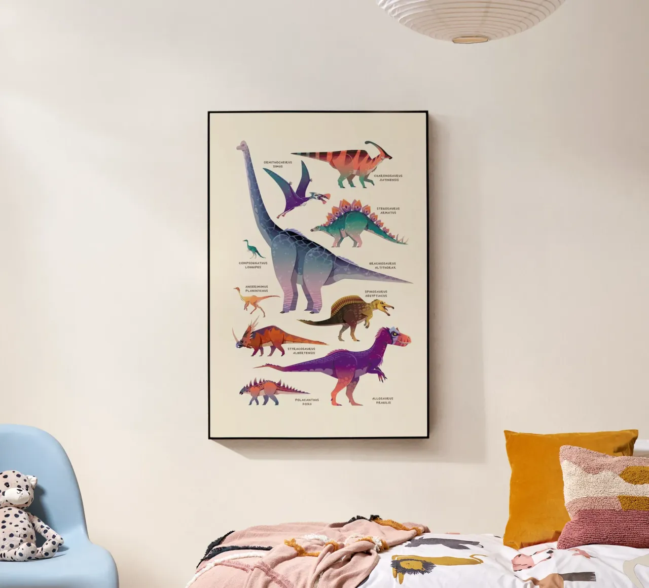 Dinosaur Names plexiglass da Little Flourishes