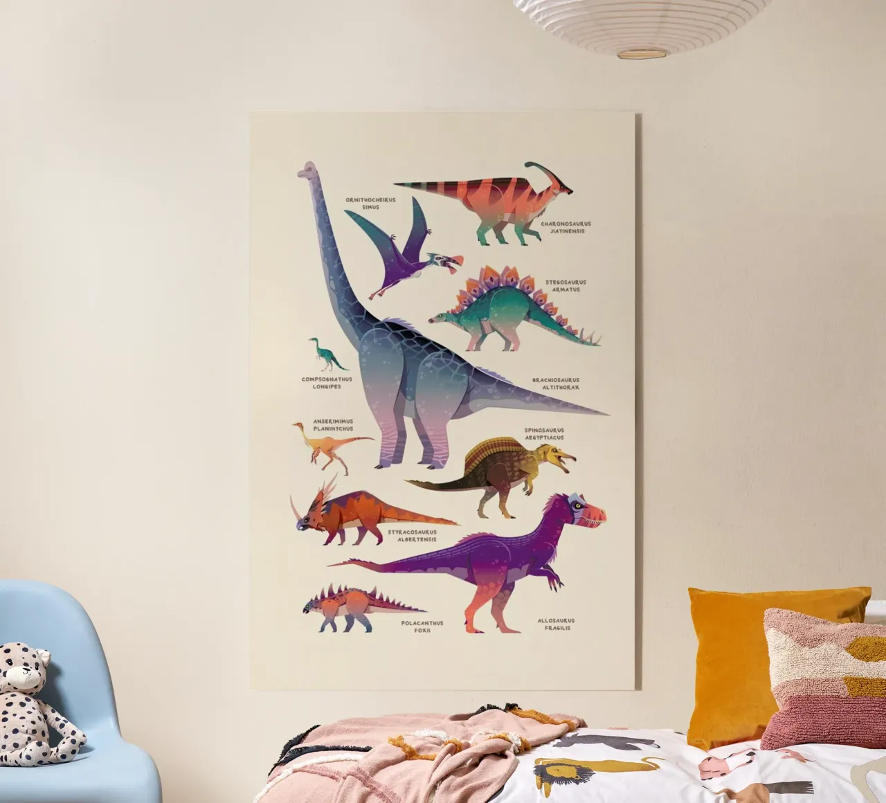 Dinosaur Names plexiglass da Little Flourishes