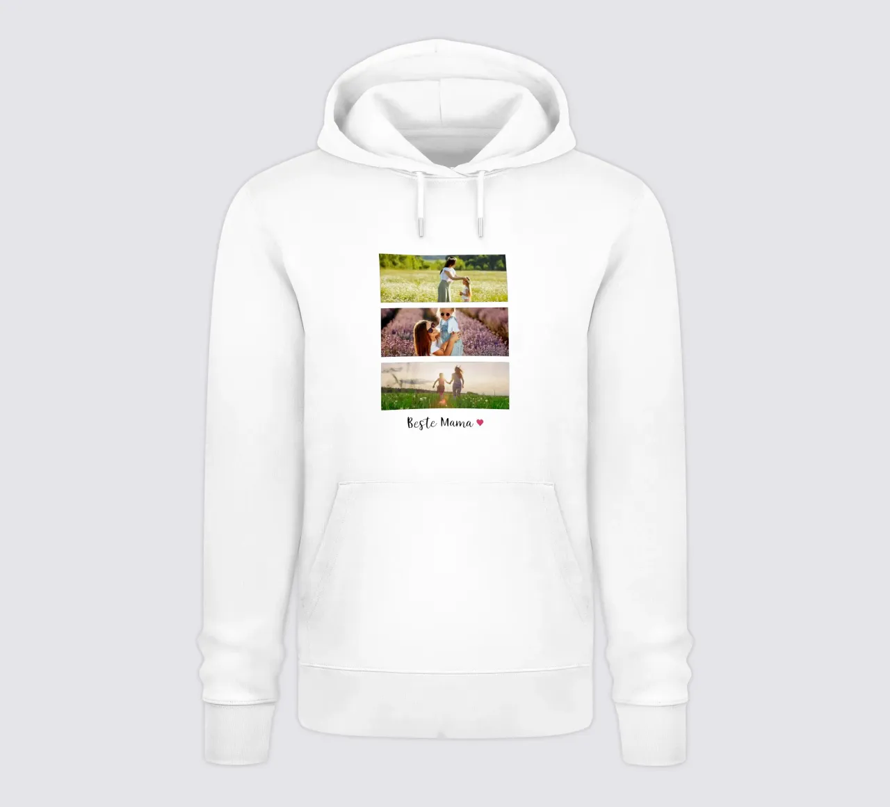 Beste Mama felpa con cappuccio da WORTSPIEL