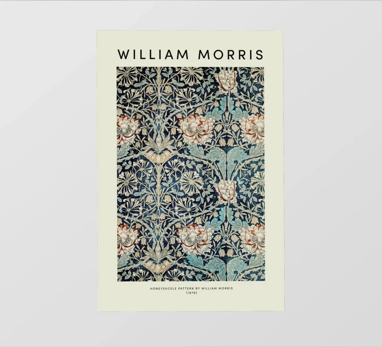 William Morris - Honeysuckle pellicola backlit da Vintage by JUNIQE