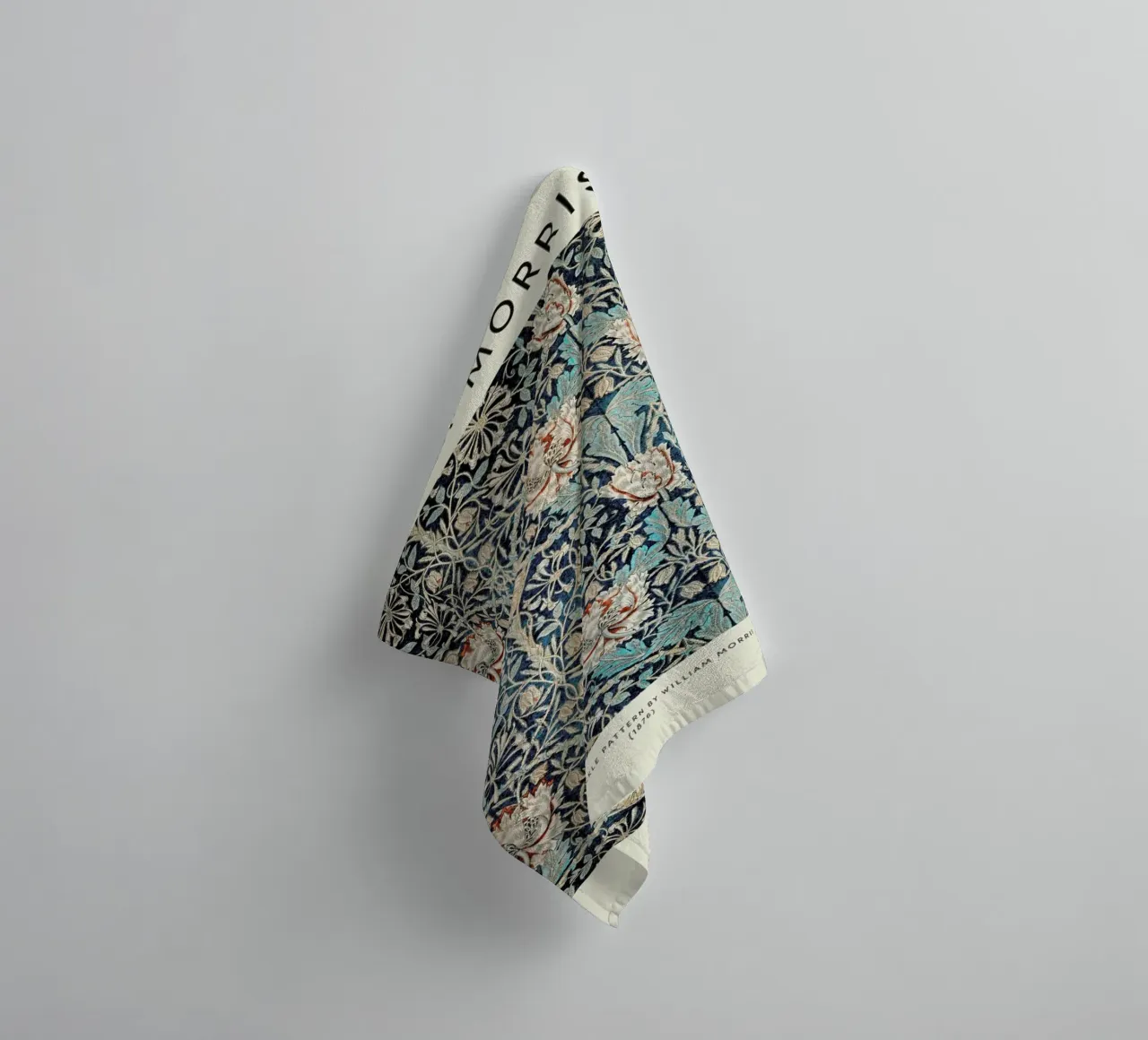 William Morris - Honeysuckle towel by Vintage by JUNIQE